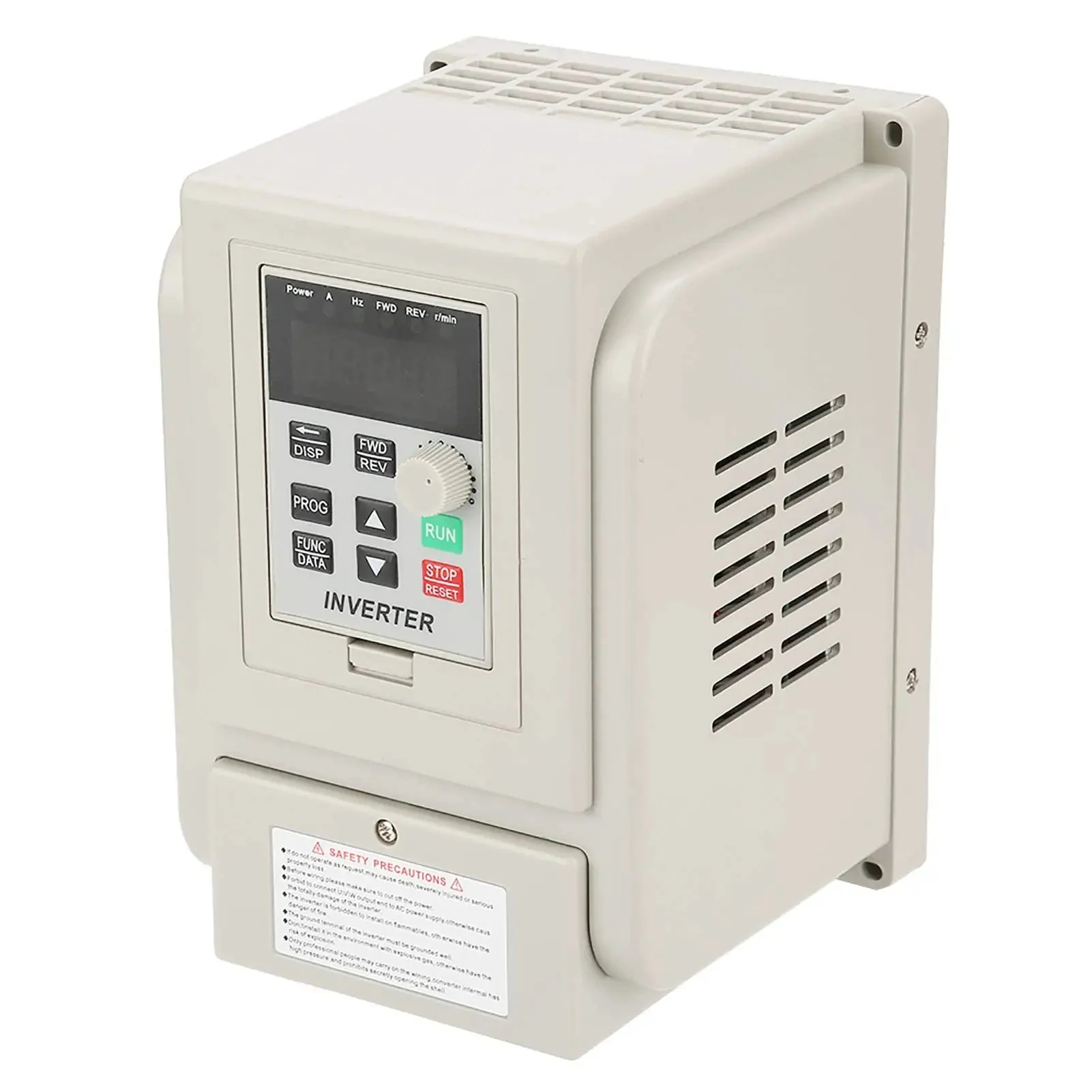 AT1 4000X 4kW Variable Frequency Drive for 220V Single Phase to Three Phase Motors, VFD Speed Controller With PWM Control, Low Noise, EMI Shield, Plug And Play Wiring, Beefy AC Motor Drive For Smooth Speeds - Image 5