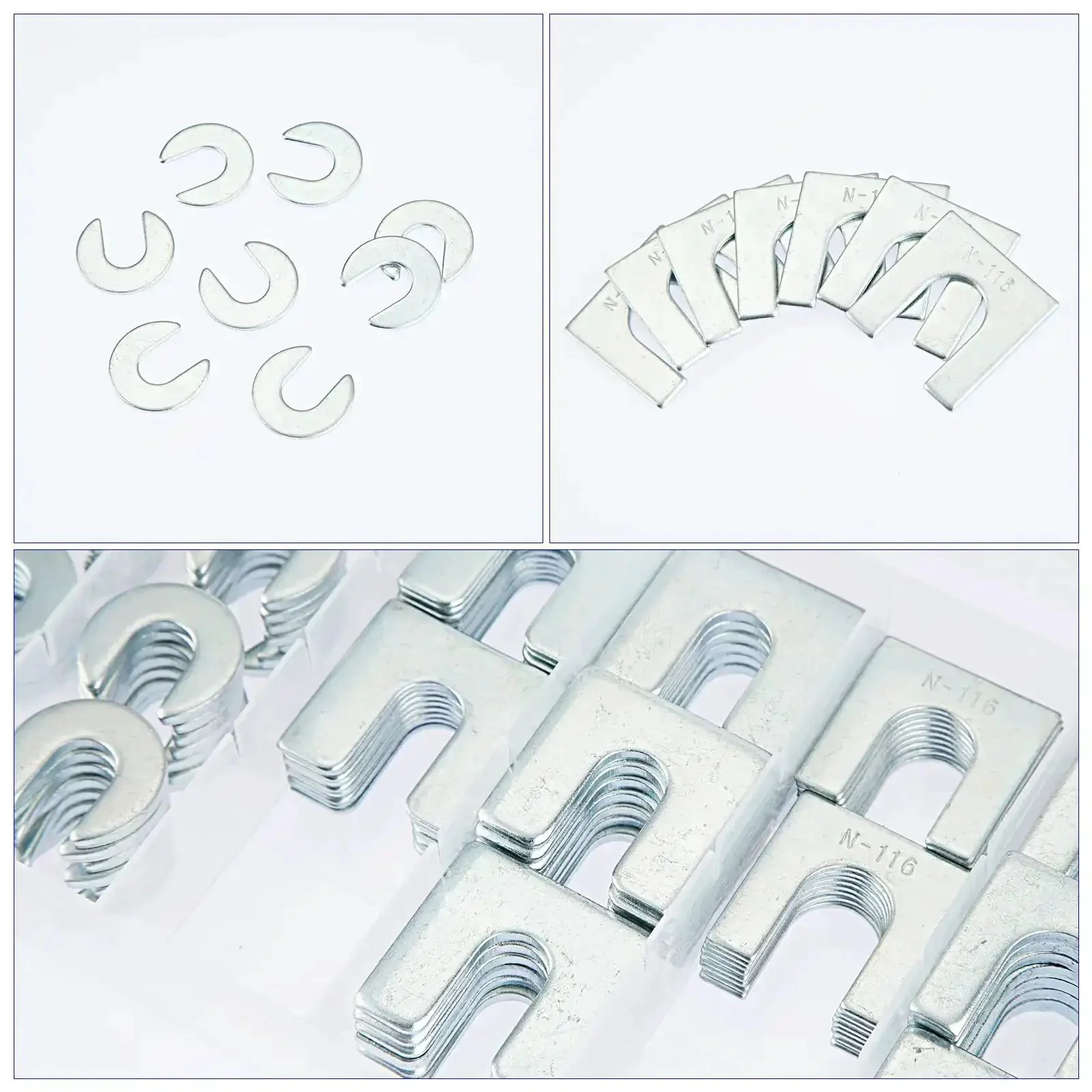Auto Body Shim Kit With 140 Piece Universal Alignment Shims Set For Car Body Adjustments And Wedge Spacers Rust Resistant Zinc Plated Steel Versatile Automotive Repair Tool For Pros And Enthusiasts - Image 5