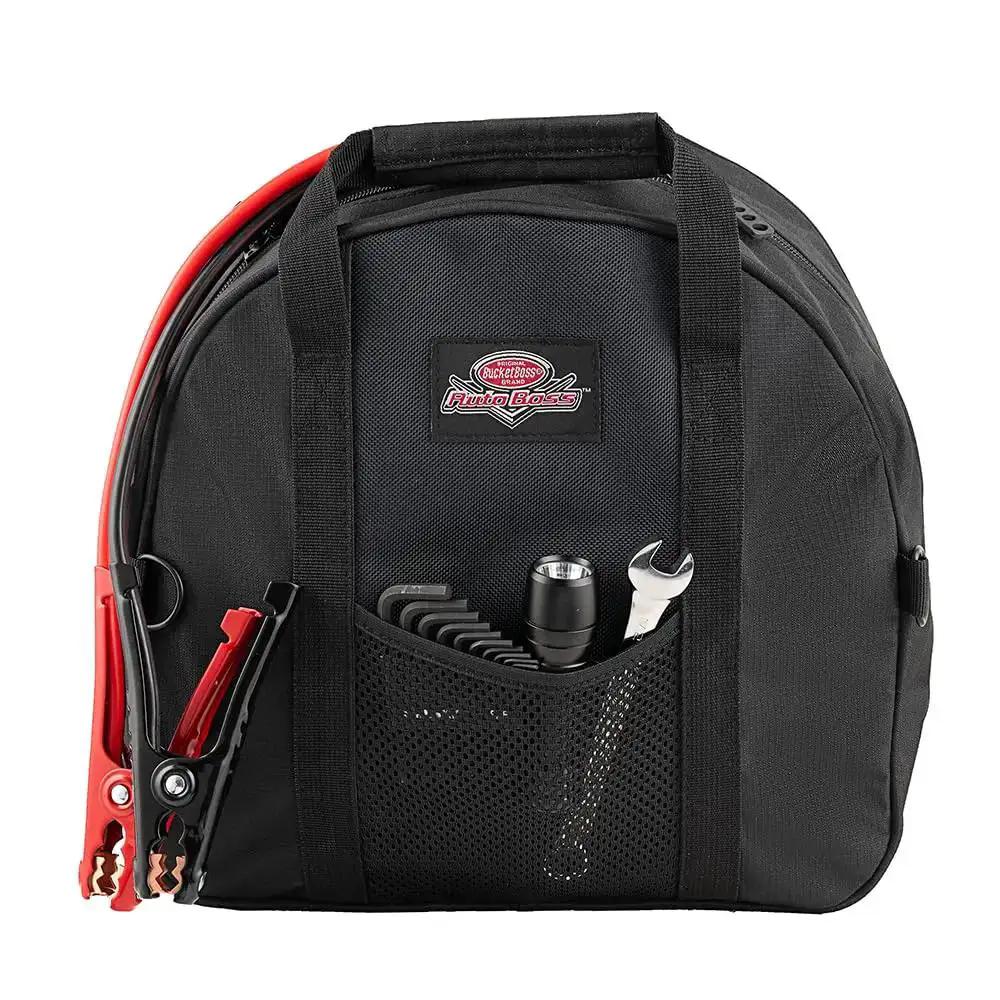 Auto Boss Cable Bag For Jumper Cables And Cords, 600 Denier Ripstop Water Resistant Fabric, Full Zippered Closure, Handy Carry Handles, Made In USA, Car Accessory Organizer - Image 10