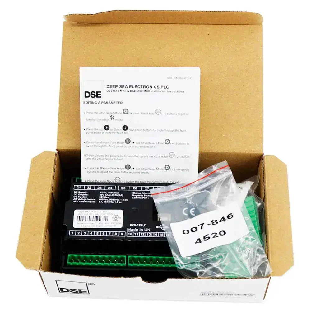 Auto Start Generator Control Panel With Auto Mains Failure MKII Module For Diesel Gen Sets Compact Digital Controller For Reliable Standby Power Configurable Start And Stop Settings Ready For Remote Monitoring - Image 3