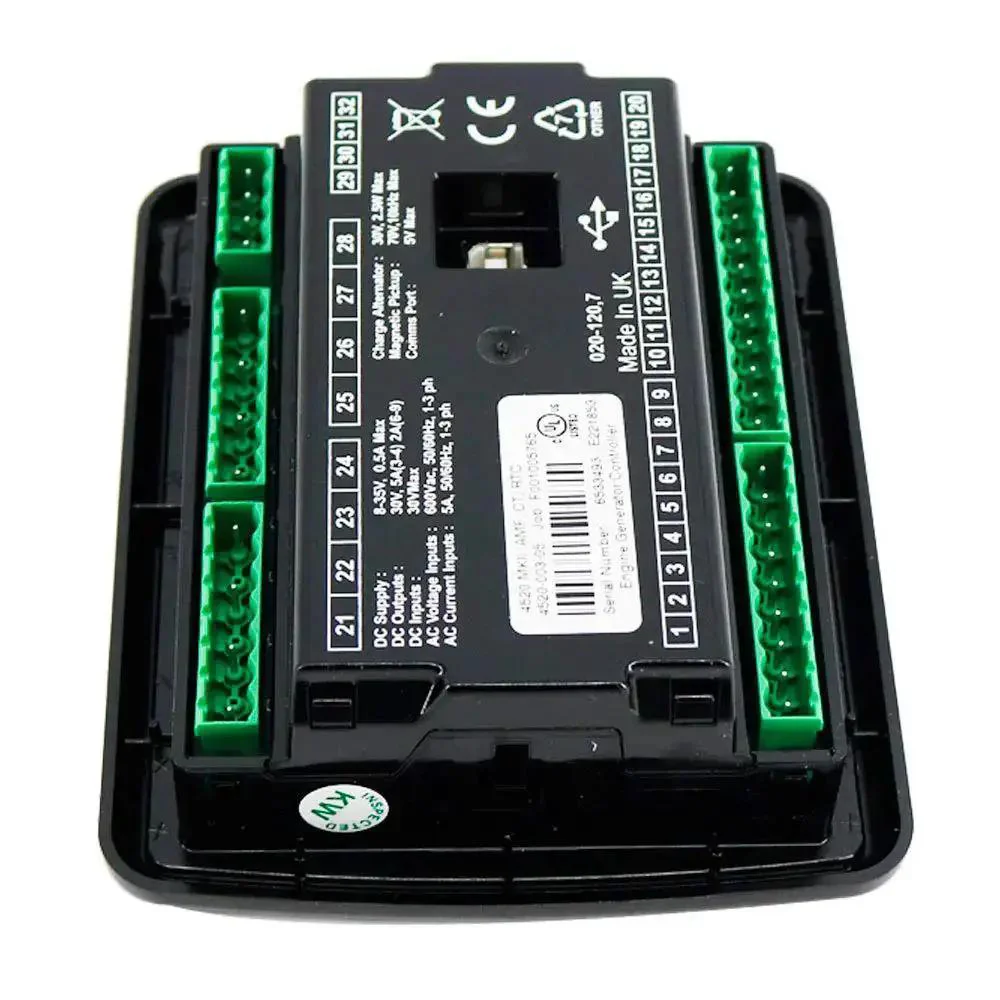 Auto Start Generator Control Panel With Auto Mains Failure MKII Module For Diesel Gen Sets Compact Digital Controller For Reliable Standby Power Configurable Start And Stop Settings Ready For Remote Monitoring - Image 6