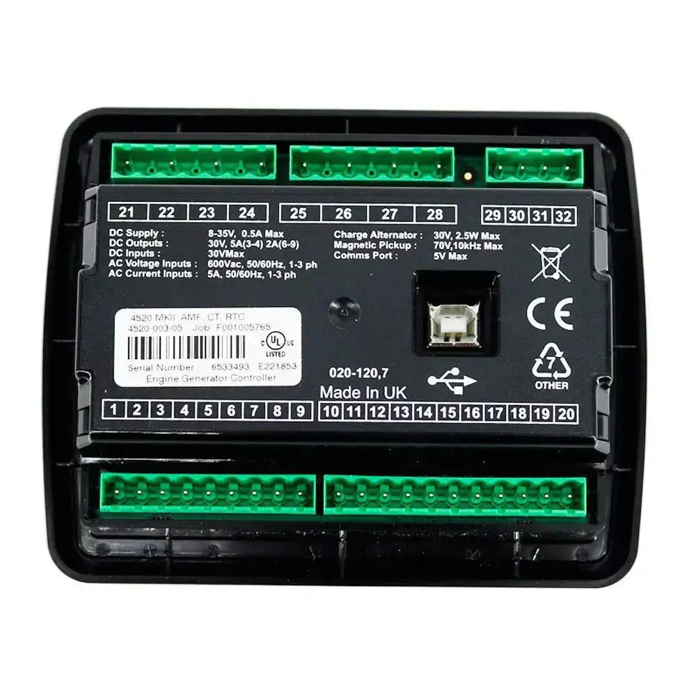 Auto Start Generator Control Panel With Auto Mains Failure MKII Module For Diesel Gen Sets Compact Digital Controller For Reliable Standby Power Configurable Start And Stop Settings Ready For Remote Monitoring - Image 7