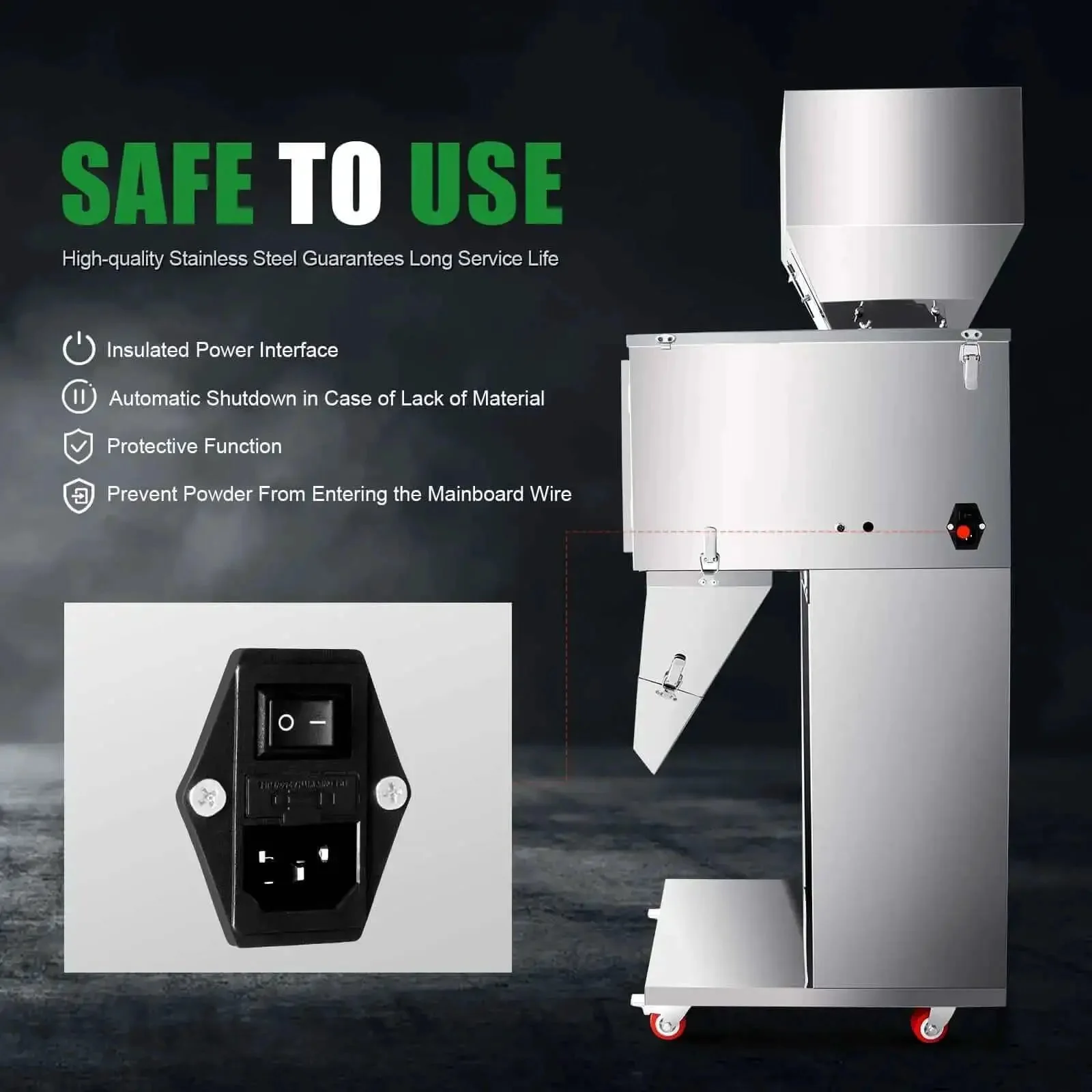 Automatic Bottle And Bag Filling Machine For Coffee Beans With 200W Power 10 To 999 Grams Weighing Filler Accurate To 2G Pro Grade High Speed 12 To 15 Bags Per Minute - Image 4
