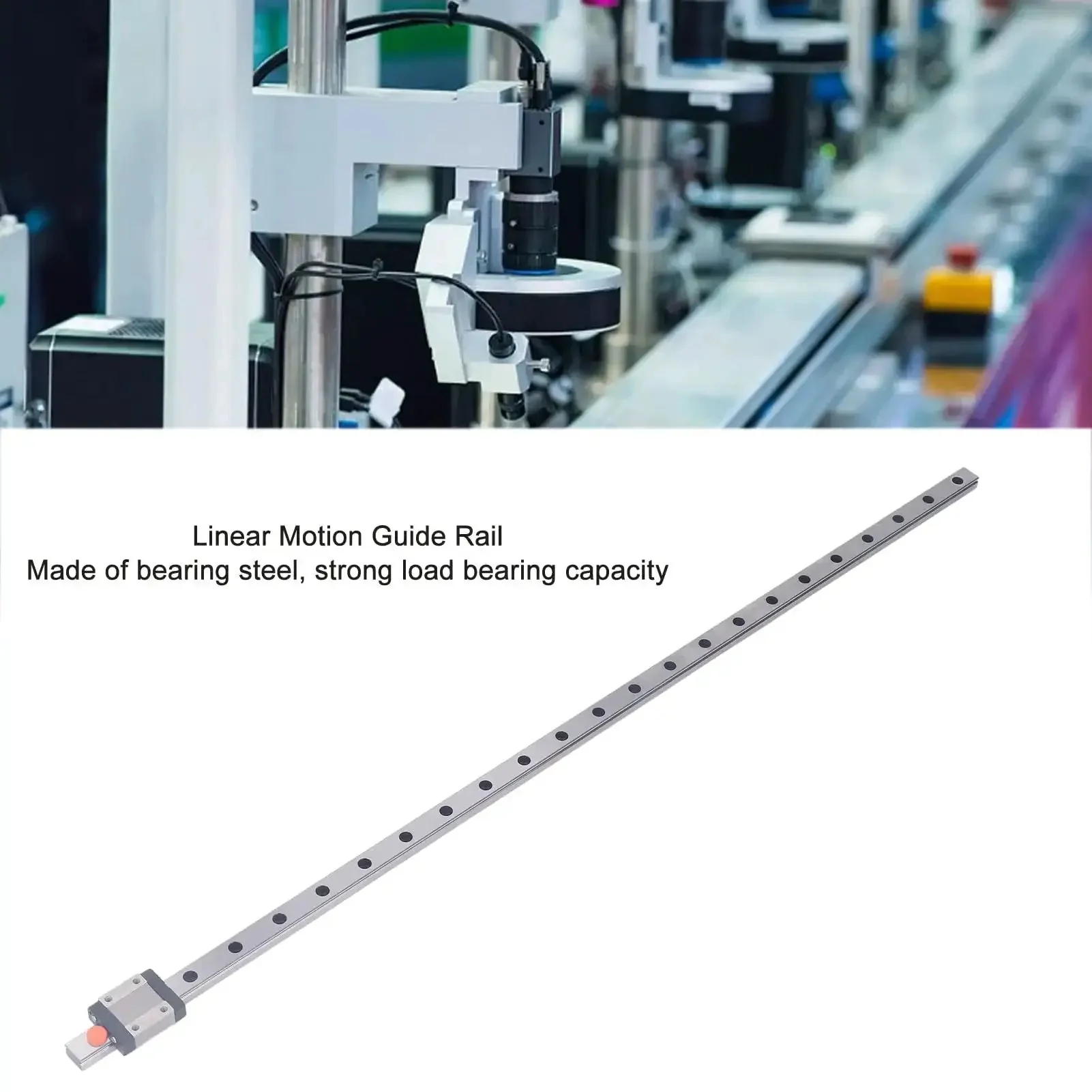 Automatic Centering Linear Guide Rail for Ceiling System 600 mm CNC Miniature Guide Rail With Bearing Steel, Pro Grade Precision Micro Meter Positioning, Smooth Glide And Sealed Rail For Tight Tolerances - Image 7
