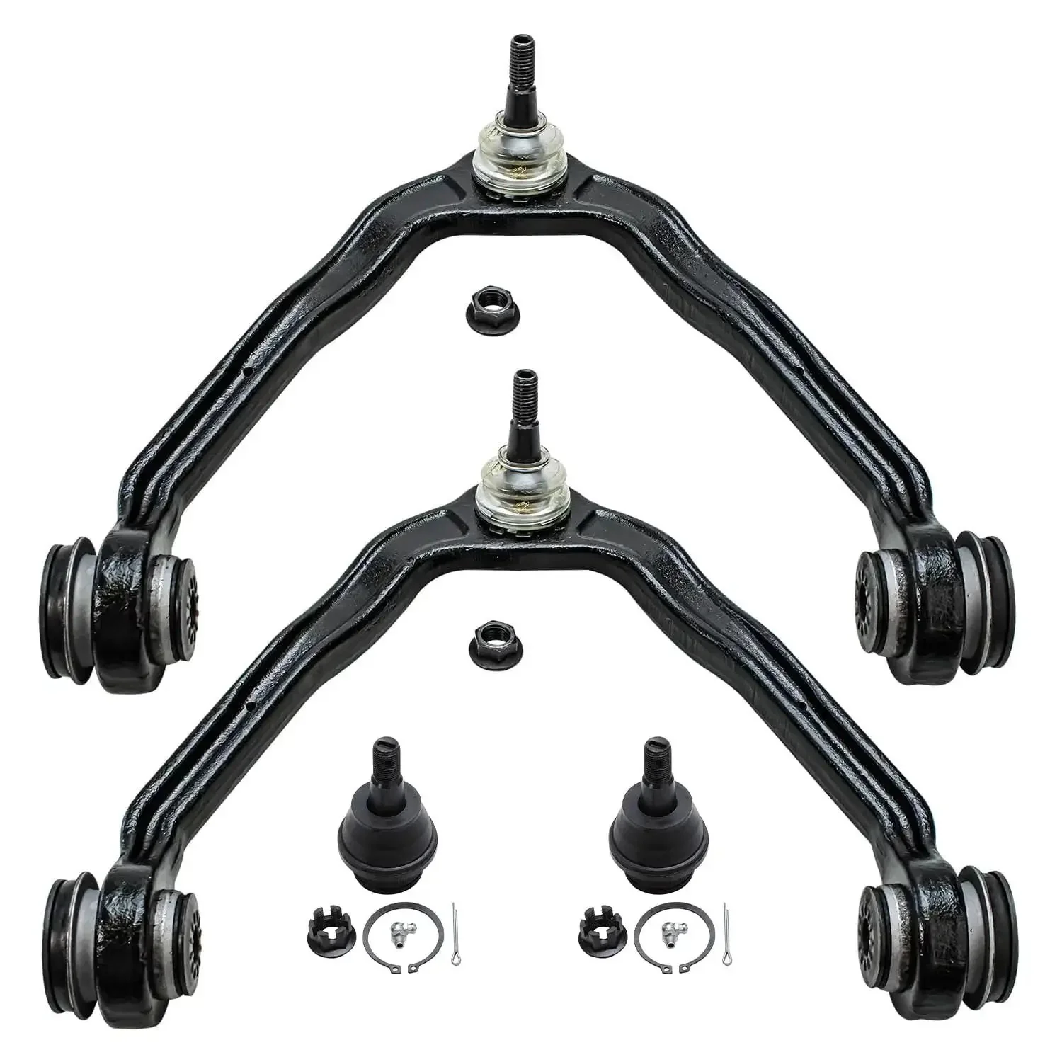 AWD Front End 13pc Suspension Kit For Silverado Sierra Chevy GMC Tahoe Suburban Avalanche Yukon XL 1500 And Escalade ESV EXT With Beefed Up Upper Control Arms Lower Ball Joints Sway Bars Tie Rods - Image 6
