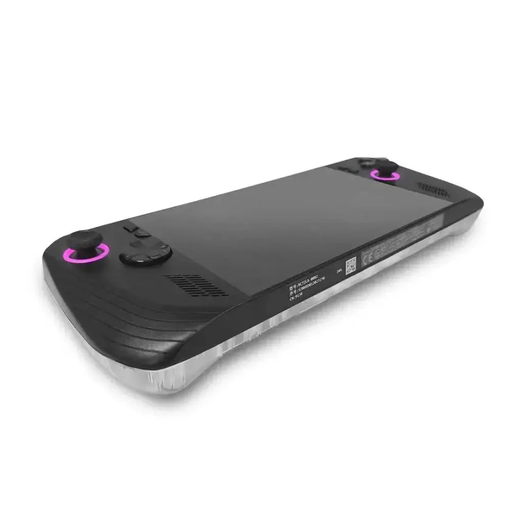Back Plate Panel Heat Management Cover for Ally X 2024 Replacement Shell Transparent Black 1x1 Fit Easy Install Durable Diy Upgrade For Portable Gaming Console Adds Shield And Style - Image 3