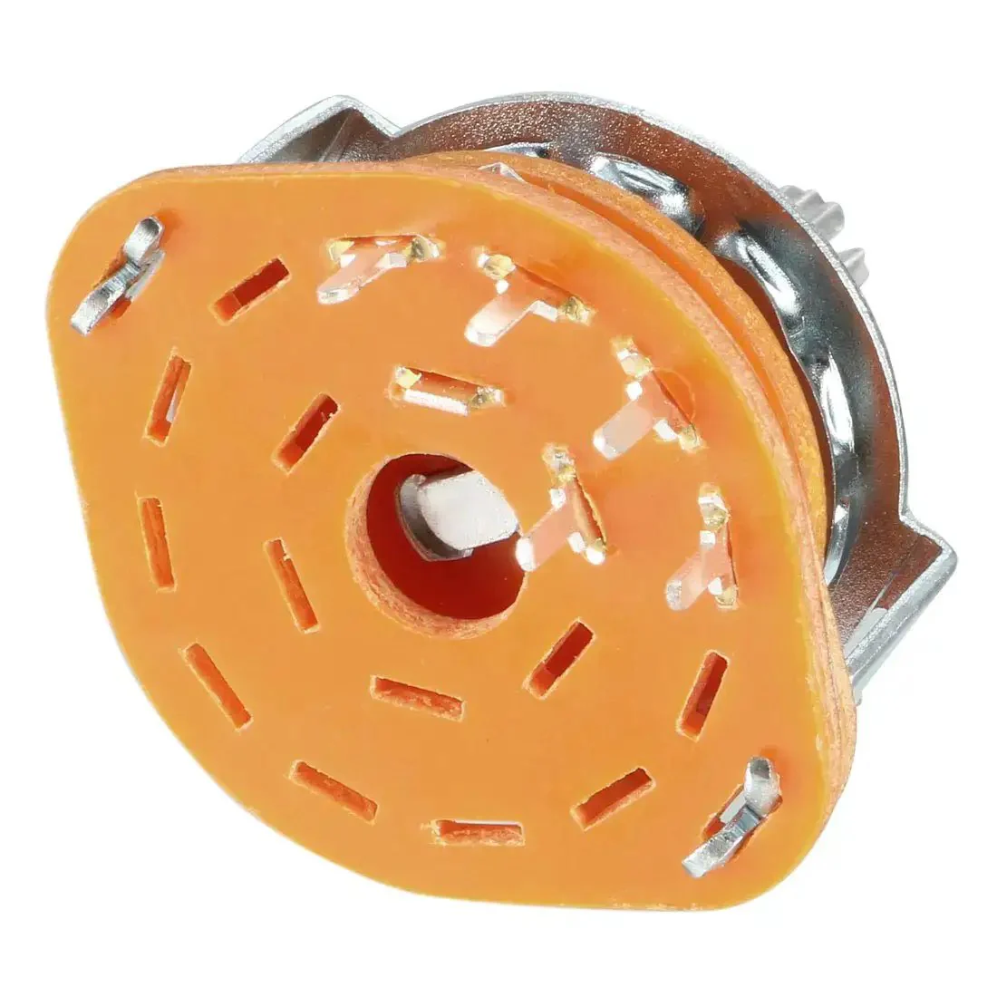 Band Selector Rotary Switch 5 Pin 1 Pole 4 Position One Deck 9mm Thread 6mm Shaft 14mm Length Built For DIY Radios And Electronics Projects Dope Value 2 Pack - Image 3