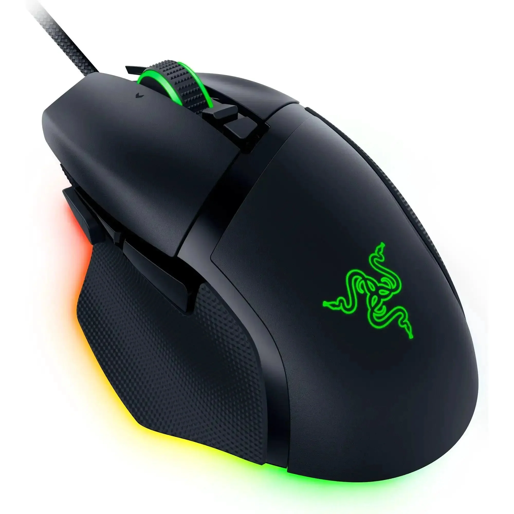 Basilisk V3 35K Wired Ergonomic Gaming Mouse With HyperScroll Tilt Wheel, 35K DPI Optical Sensor Gen 2, Pro-Grade 13 Programmable Buttons, Chroma RGB Lighting, Gen 3 Optical Switches, Speedflex Cable, Smart-Scroll Auto Mode - Image 4