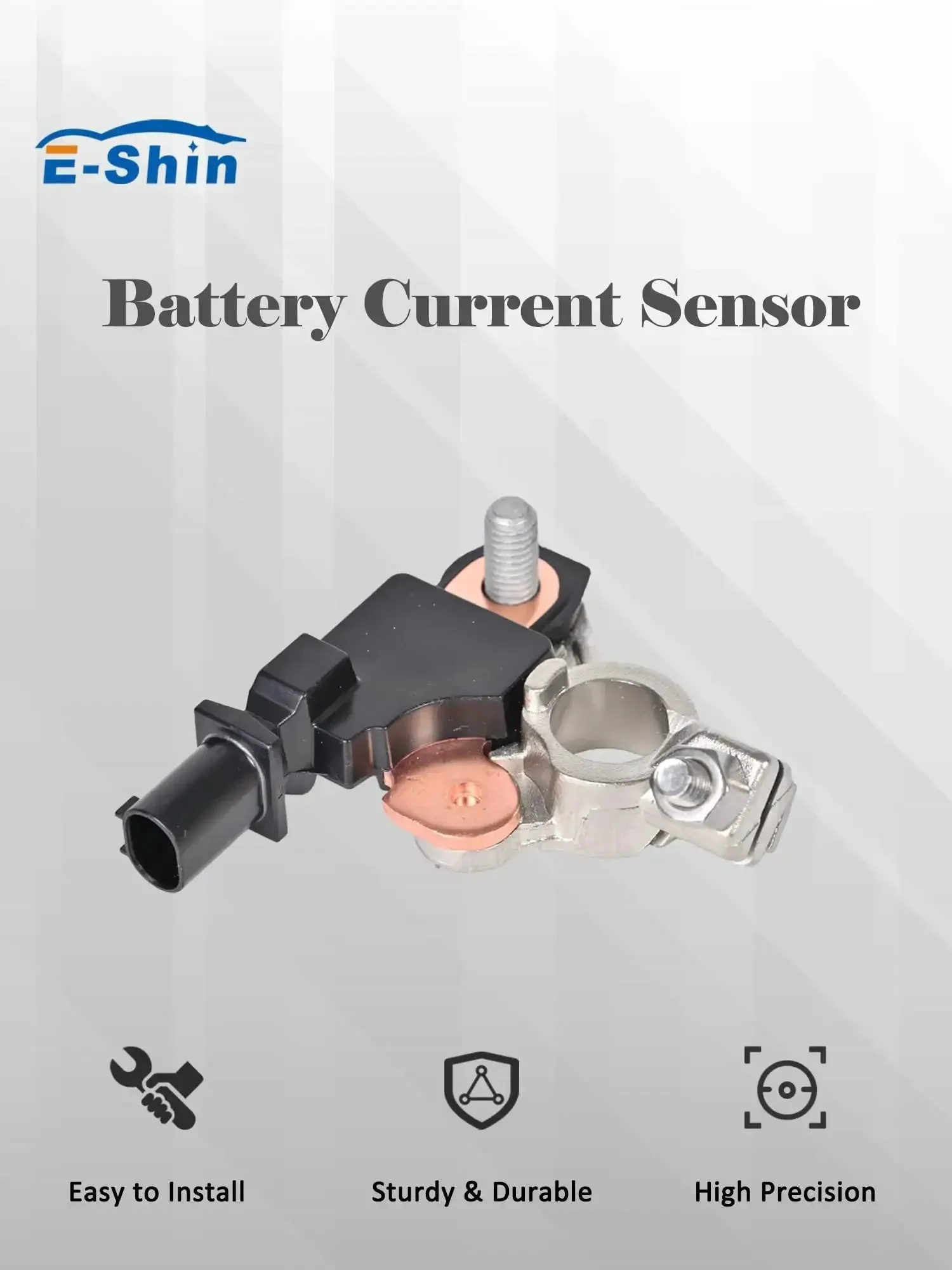 Battery Current Sensor Compatible With Dodge Journey Charger Chrysler 200 300 Jeep Wrangler Cherokee Ram 1500 2500 3500 With Temperature And Voltage Monitoring Replaces 4692269AG - Image 2
