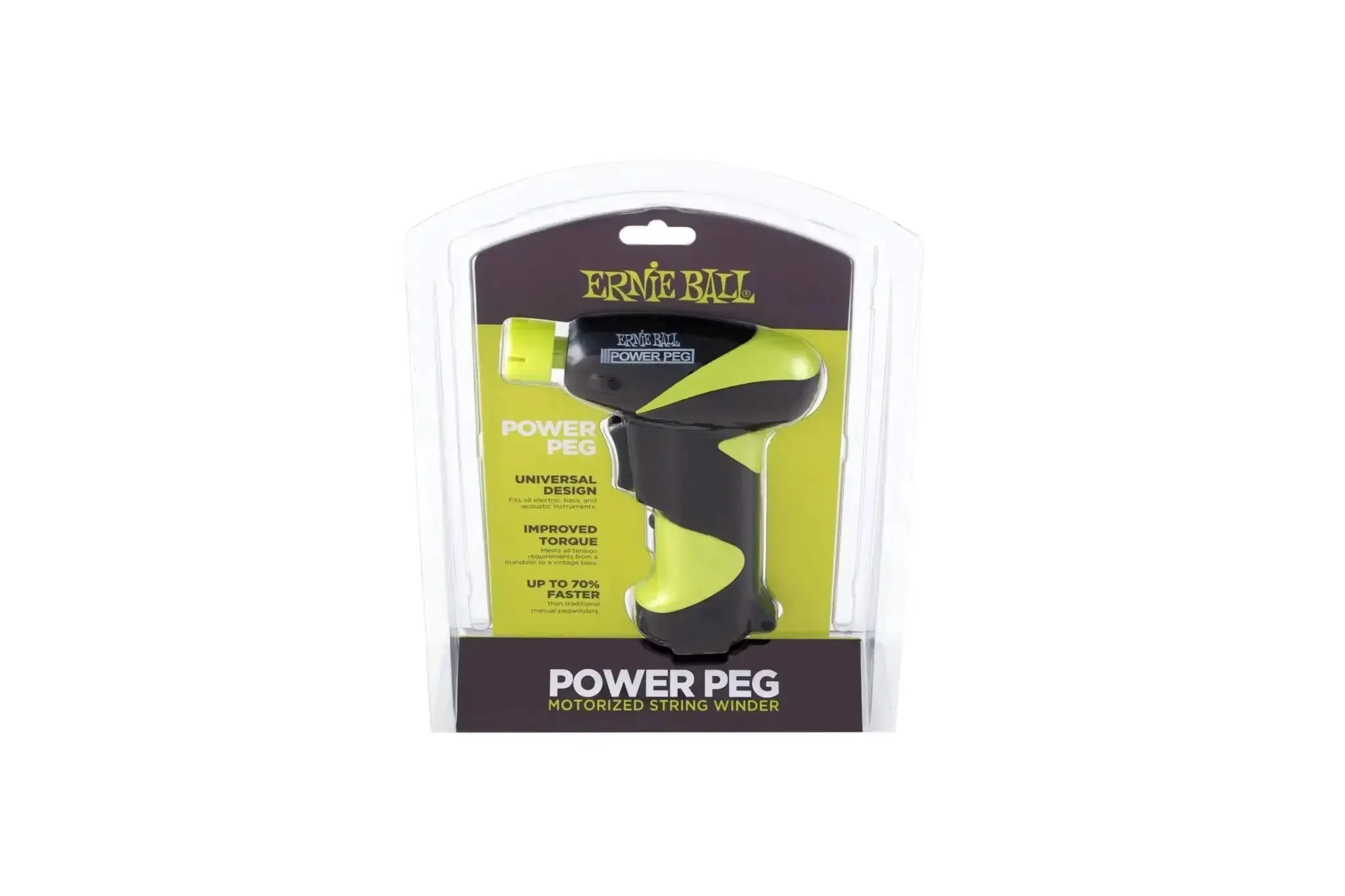 Battery Powered String Winder For Quick String Changes Peg Head Fits Most Tuning Machines Works On Electric Bass And Acoustic Guitars Forward And Reverse Modes Up To 200 Turns - Image 3