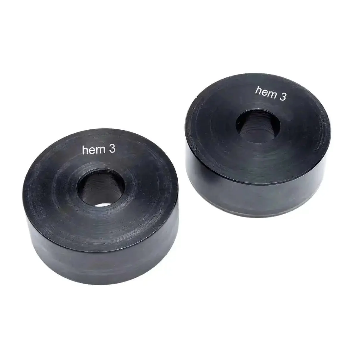 Bead Roller Hem Die Set Step 3 For Motorized Rollers Fits Three Quarter Inch Shafts And 2.5 Inch Shaft Spacing Expands Your Beading Capabilities With Optional Dies Not Compatible With Plate Style 22mm Rollers