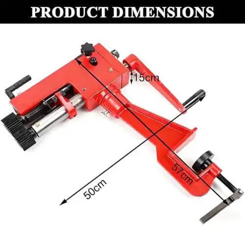 Bead Roller Kit For Sheet Metal 7 Inch Throat Forming Machine With 0.03 Inch 0.8 mm Capacity Industrial Bead Roller Includes 6 Die Sets For Beading Edging Burring And Elbowing Ideal For Auto Body Fabrication And Pro Grade DIY Projects - Image 2