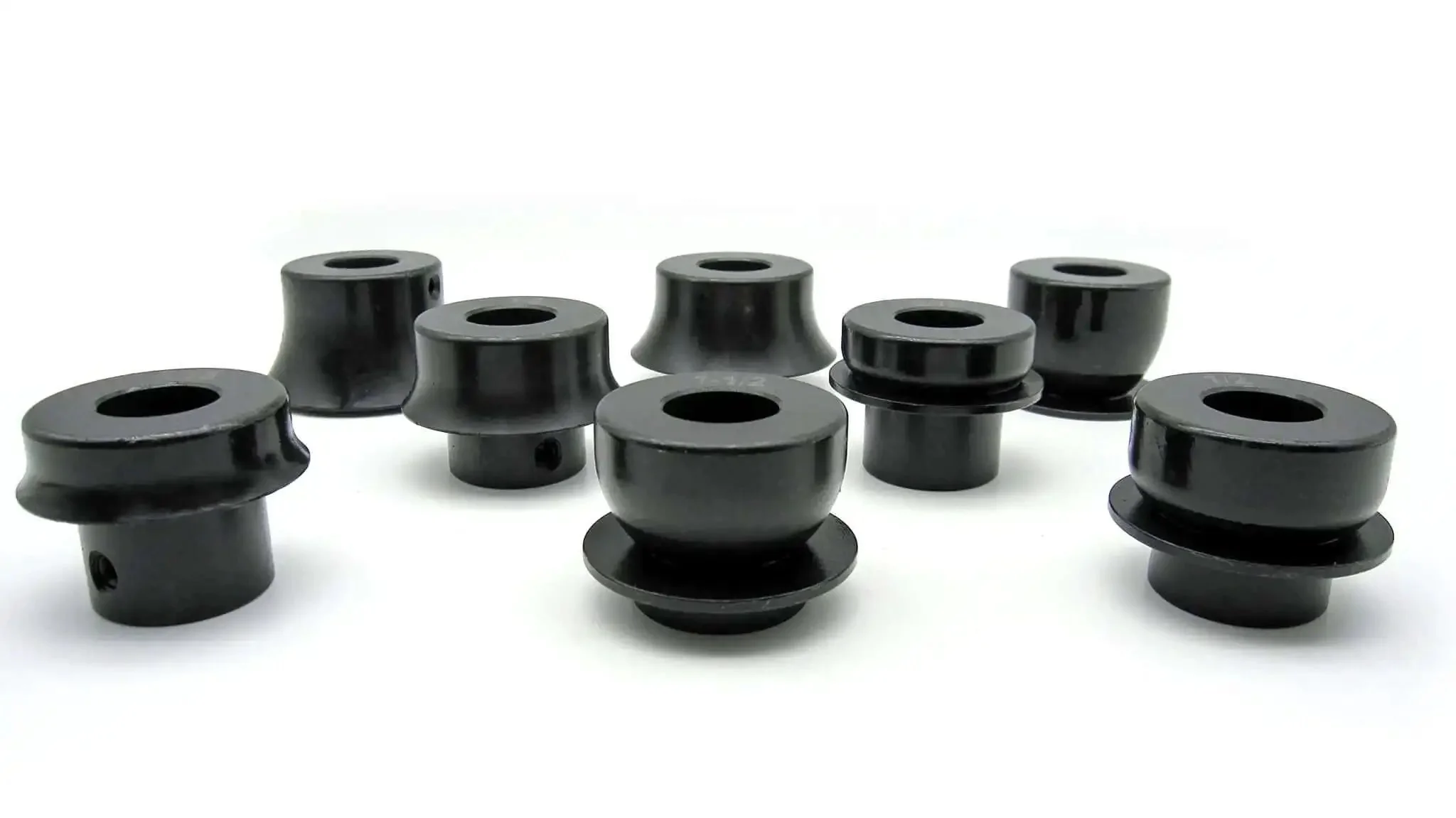 Bead Roller Round Over Die Set For Pro Grade Metal Work And DIY Projects, 4 Piece Radius Dies 5/16 Inch, 1/2 Inch, 1 Inch, 1-1/2 Inch, Fits Most Bead Rollers With 22mm Shafts, Smooth Radiused Edges For Clean Metal Finish, Steel 45 Grade