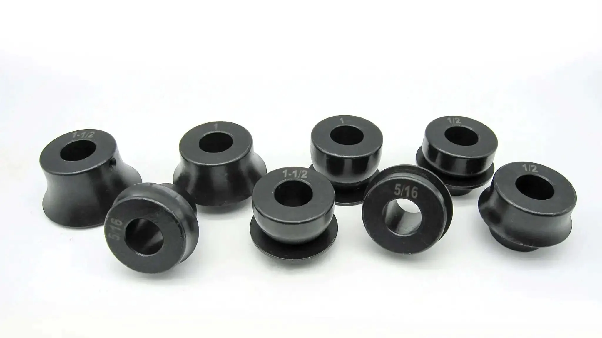Bead Roller Round Over Die Set For Pro Grade Metal Work And DIY Projects, 4 Piece Radius Dies 5/16 Inch, 1/2 Inch, 1 Inch, 1-1/2 Inch, Fits Most Bead Rollers With 22mm Shafts, Smooth Radiused Edges For Clean Metal Finish, Steel 45 Grade - Image 2