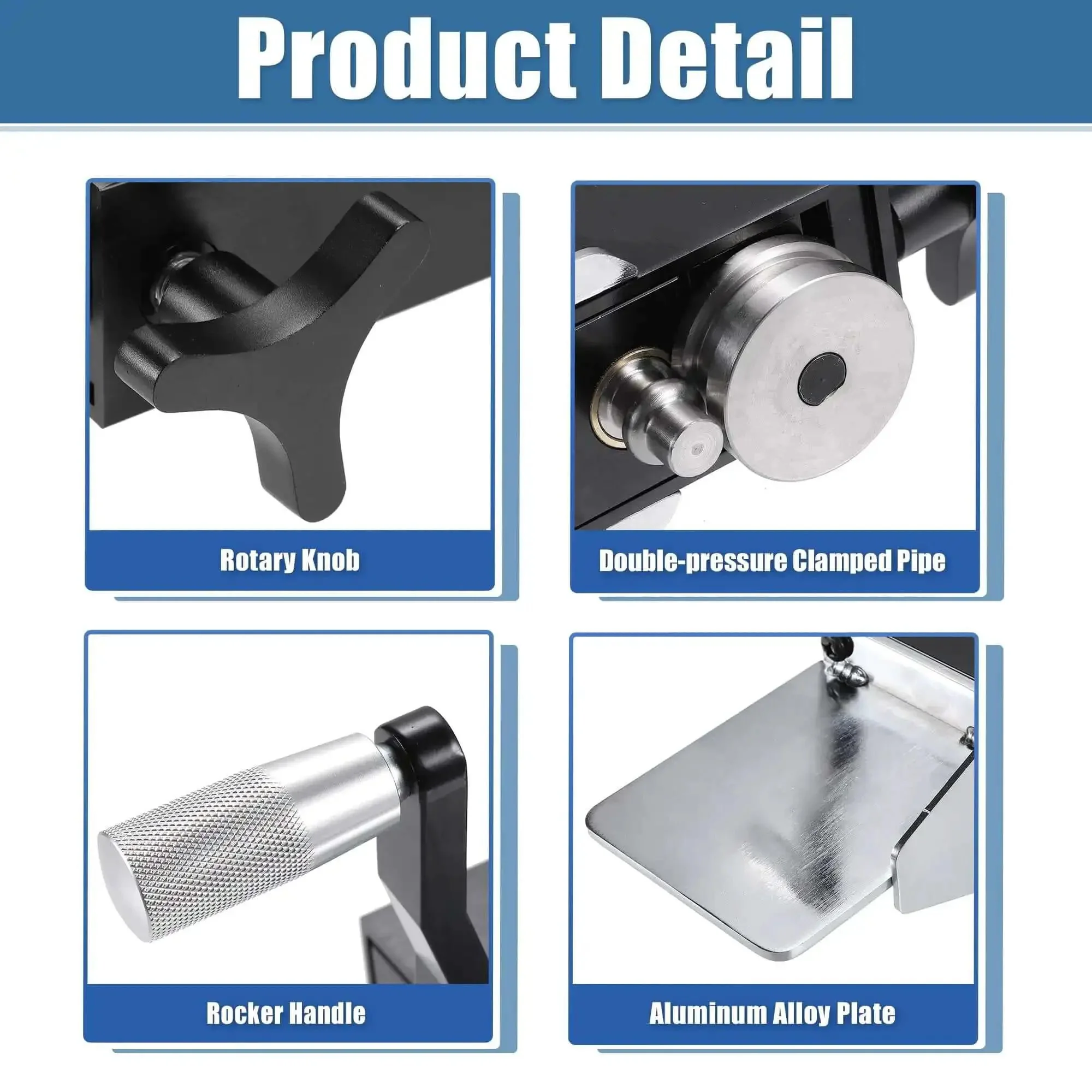 Bead Roller Tool Five Eighths Inch Tubing Beader For Intake And Intercooler Piping, Handy Manual Bead Forming Roller For Aluminum, Steel, And Stainless Pipes, Works With Five Eighths Inch Tubing Up To 0.050 Inch Wall Thickness - Image 4