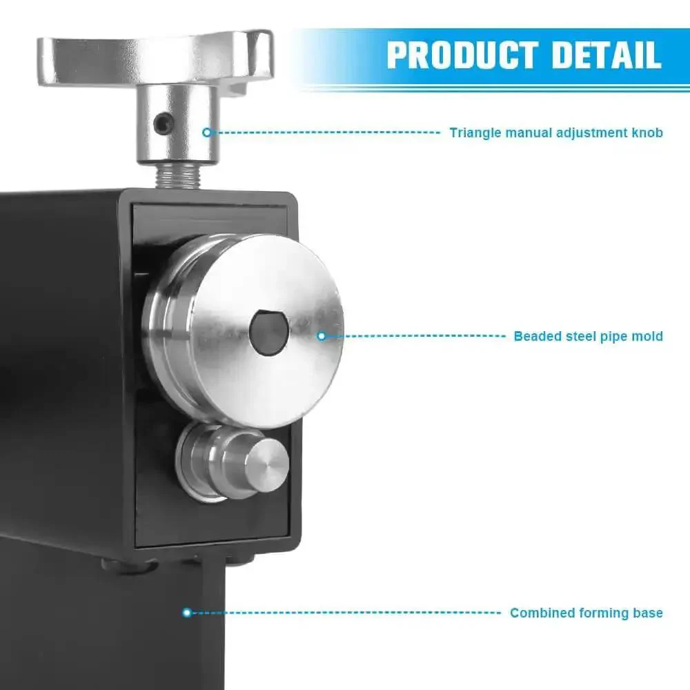 Bead Roller Tool For Tubing Beading Five Eighths Inch And Larger Intercooler And Intake Tubing Aluminum Steel And Stainless Pro Grade Bead Roller Beading Machine Up To Five Hundredths Of An Inch Wall Thickness - Image 6