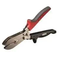 Beast Downspout Crimper Tool With Five Blades Nickel Plated Steel Heavy Duty Build Ergonomic Redline Handles Spring Actuated Levers For Smooth Operation Maximum Leverage And Comfort Ideal Gift Idea Satisfaction Guaranteed