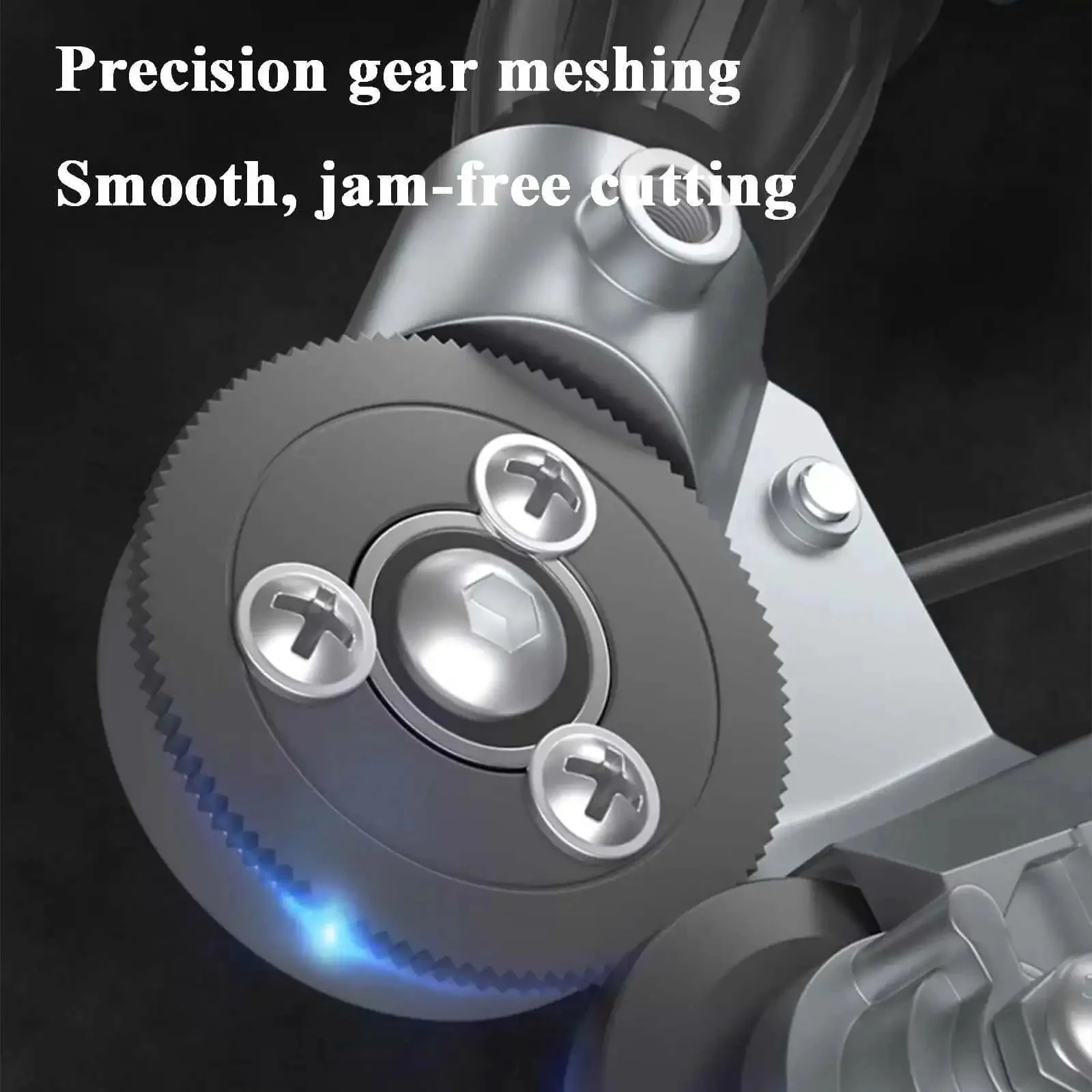 Beast Drill Nibbler Sheet Metal Cutter Attachment For Electric Drills Fast Three To Five Times Faster Metal Cutting With Burr Free Edges A Real Game Changer For Iron Steel Aluminum Copper Vinyl Sheets - Image 7