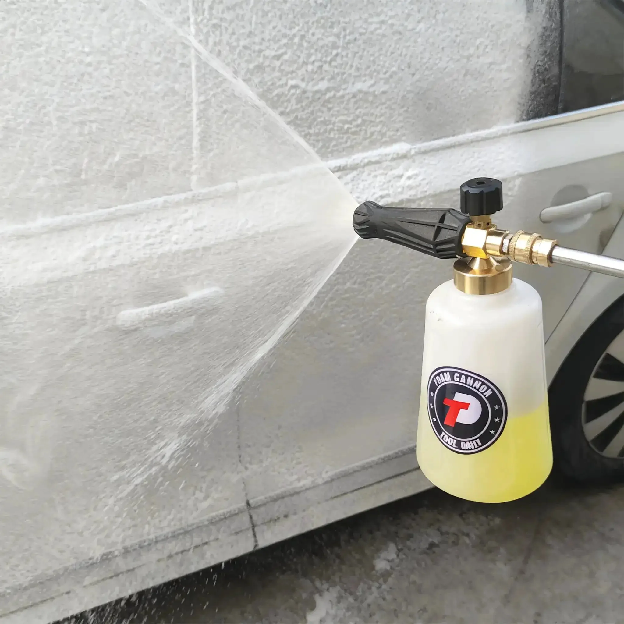 Beast Foam Cannon For Car Wash With Easy Fill Bottle And Snow Foam Lance One Quarter Inch Quick Connect Includes Extra Orifice Nozzle And One Point One Millimeter Tip For Rich Thick Foam - Image 6