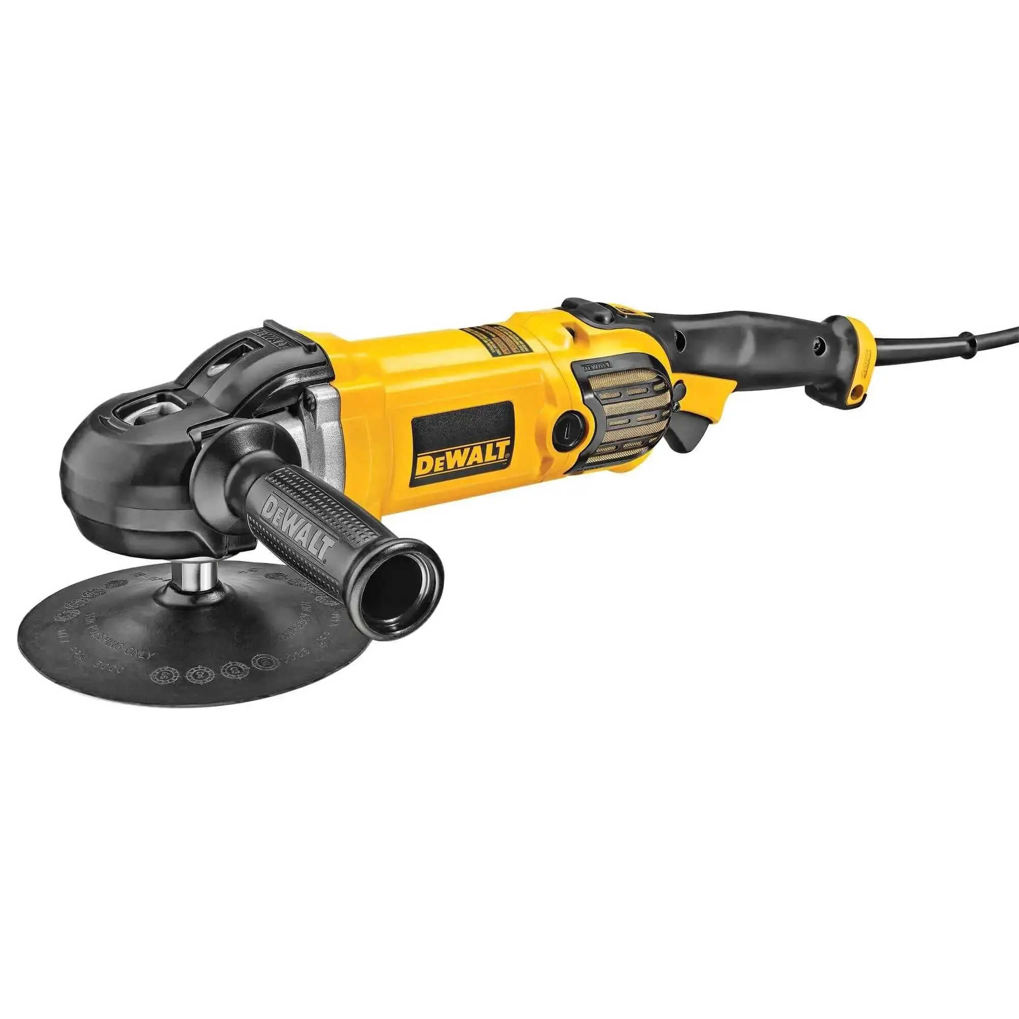 Beast Mode Heavy Duty Corded Car Buffer Polisher, 7 Inch To 9 Inch Dual Size, 12 Amp, Variable Speed 0 To 3500 RPM, Soft Start, Ball Bearing Gears, Cush Grip Gearcase For Detailing And High Gloss Finish