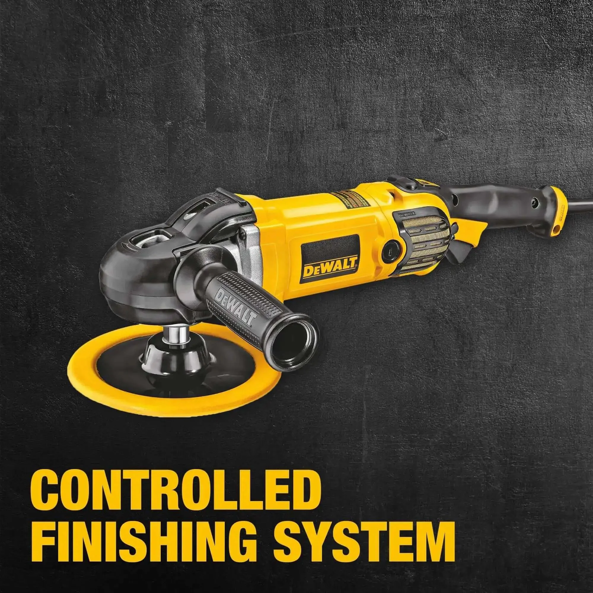 Beast Mode Heavy Duty Corded Car Buffer Polisher, 7 Inch To 9 Inch Dual Size, 12 Amp, Variable Speed 0 To 3500 RPM, Soft Start, Ball Bearing Gears, Cush Grip Gearcase For Detailing And High Gloss Finish - Image 8