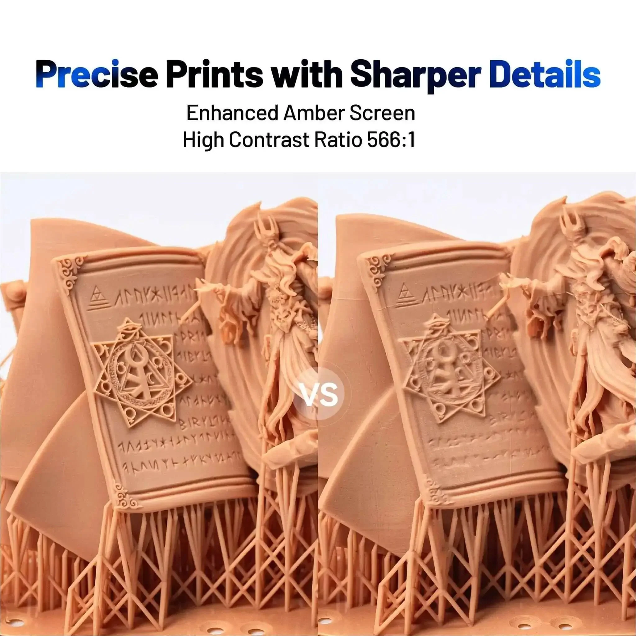 Beast Mode Resin 3D Printer With Amber Screen For Ultra Fast 4.5s Layer Times, Crisp 566 To 1 High Contrast And 2μm Precision, C5 Industrial Z Axis With Auto Leveling For Pro Grade, High Speed Resin Printing That Delivers - Image 7