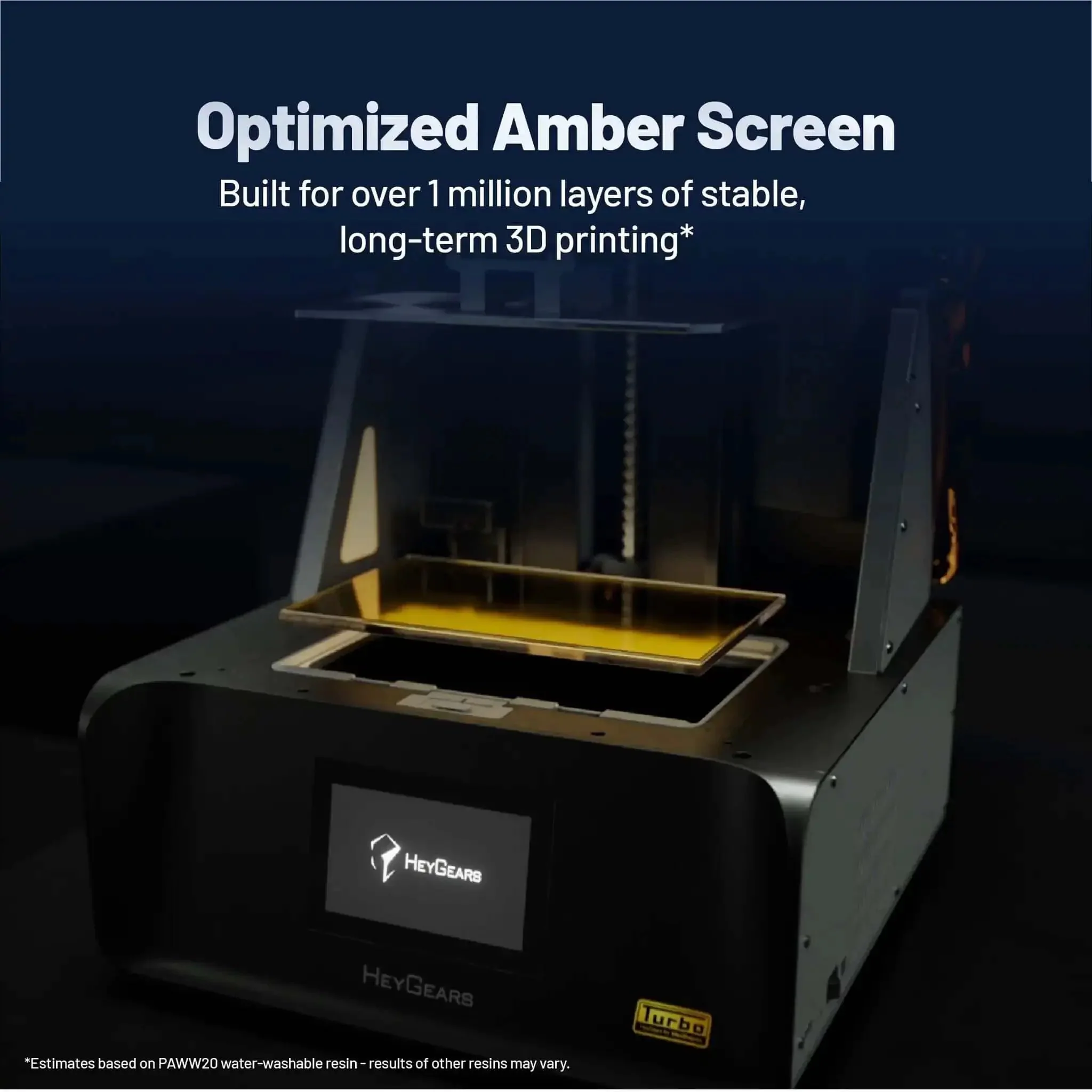 Beast Mode Resin 3D Printer With Amber Screen For Ultra Fast 4.5s Layer Times, Crisp 566 To 1 High Contrast And 2μm Precision, C5 Industrial Z Axis With Auto Leveling For Pro Grade, High Speed Resin Printing That Delivers - Image 9