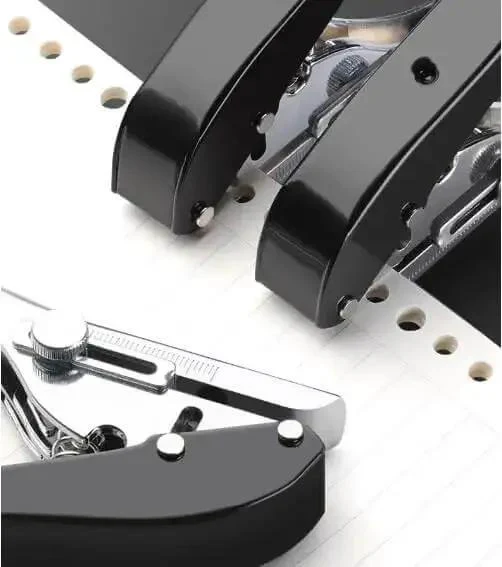 Beast Of A Heavy Duty Single Hole Punch Handheld Paper Punch For Crafts Cards Tags Scrapbooks Plastic Cardboard Three Eighths Inch 10mm Ergonomic Handle Built In Spring Labor Saving Black - Image 8