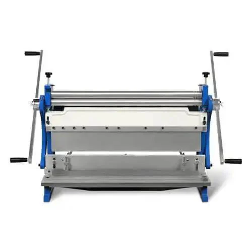 Beast Of A Three In One Pan And Box Brake Slip Roll Shear And Bending Machine For Sheet Metal 20 Gauge Mild Steel Adjustable Fingers Heavy Duty Metalworking Fabrication Tool For Rolling And Bending Model MMCB3016 - Image 12