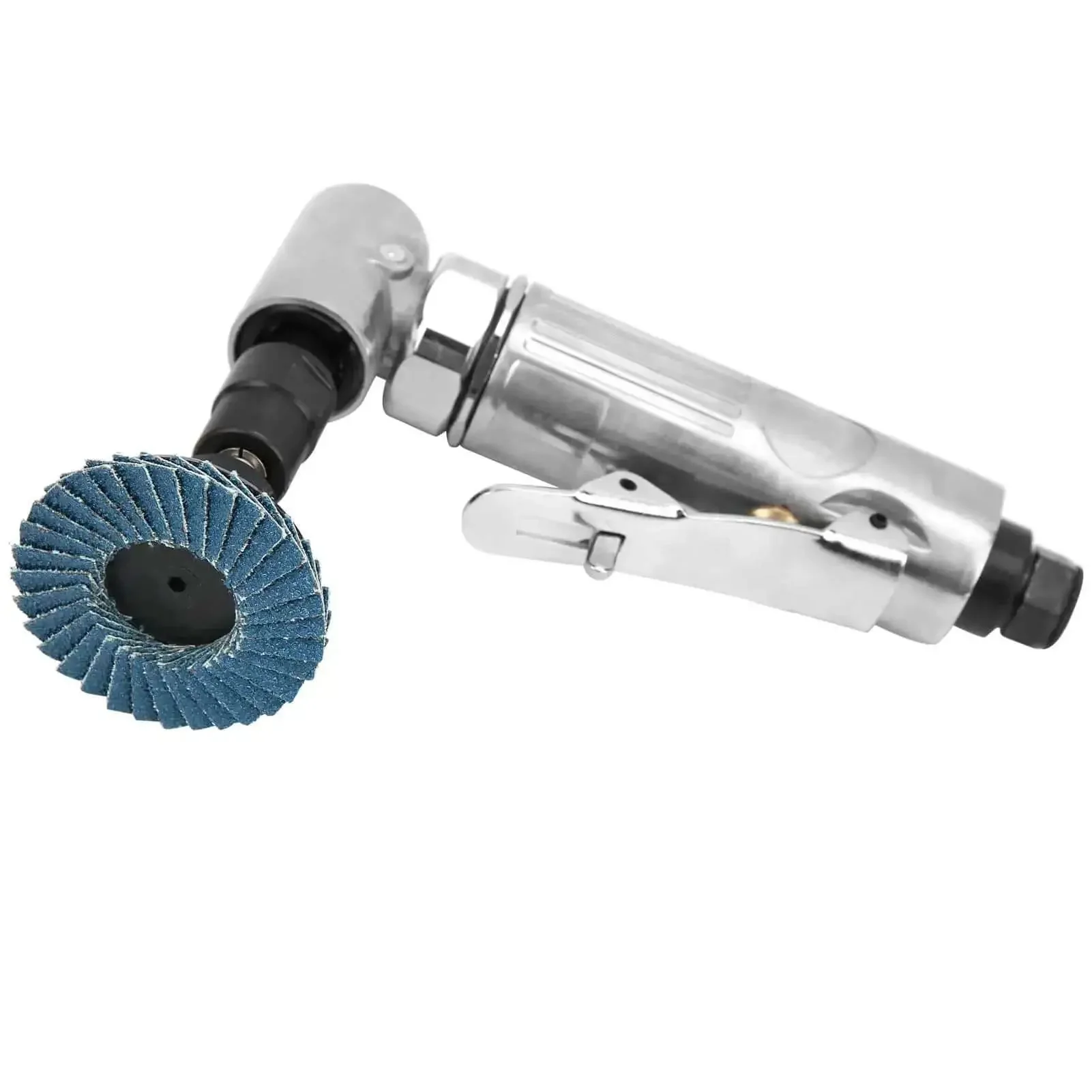 Beast Pro Grade Pneumatic Engraving Tool With 90 Degree Bend High Speed Air Die Grinder Heavy Duty Metal Wood Rubber Tire Castings Polishing Kit Emery Disk Set For Deburring Shaping And Finishing In The Shop - Image 5