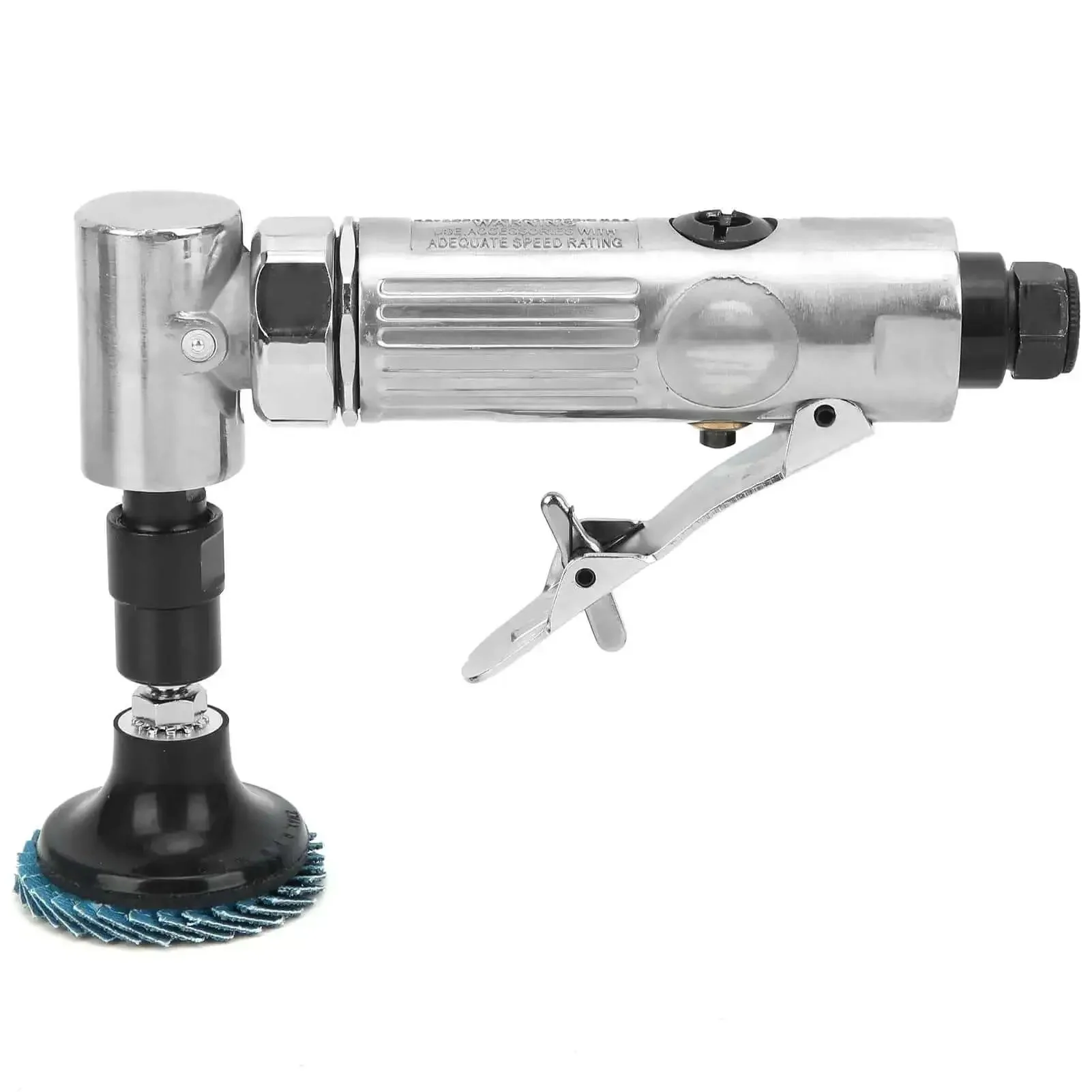 Beast Pro Grade Pneumatic Engraving Tool With 90 Degree Bend High Speed Air Die Grinder Heavy Duty Metal Wood Rubber Tire Castings Polishing Kit Emery Disk Set For Deburring Shaping And Finishing In The Shop - Image 9