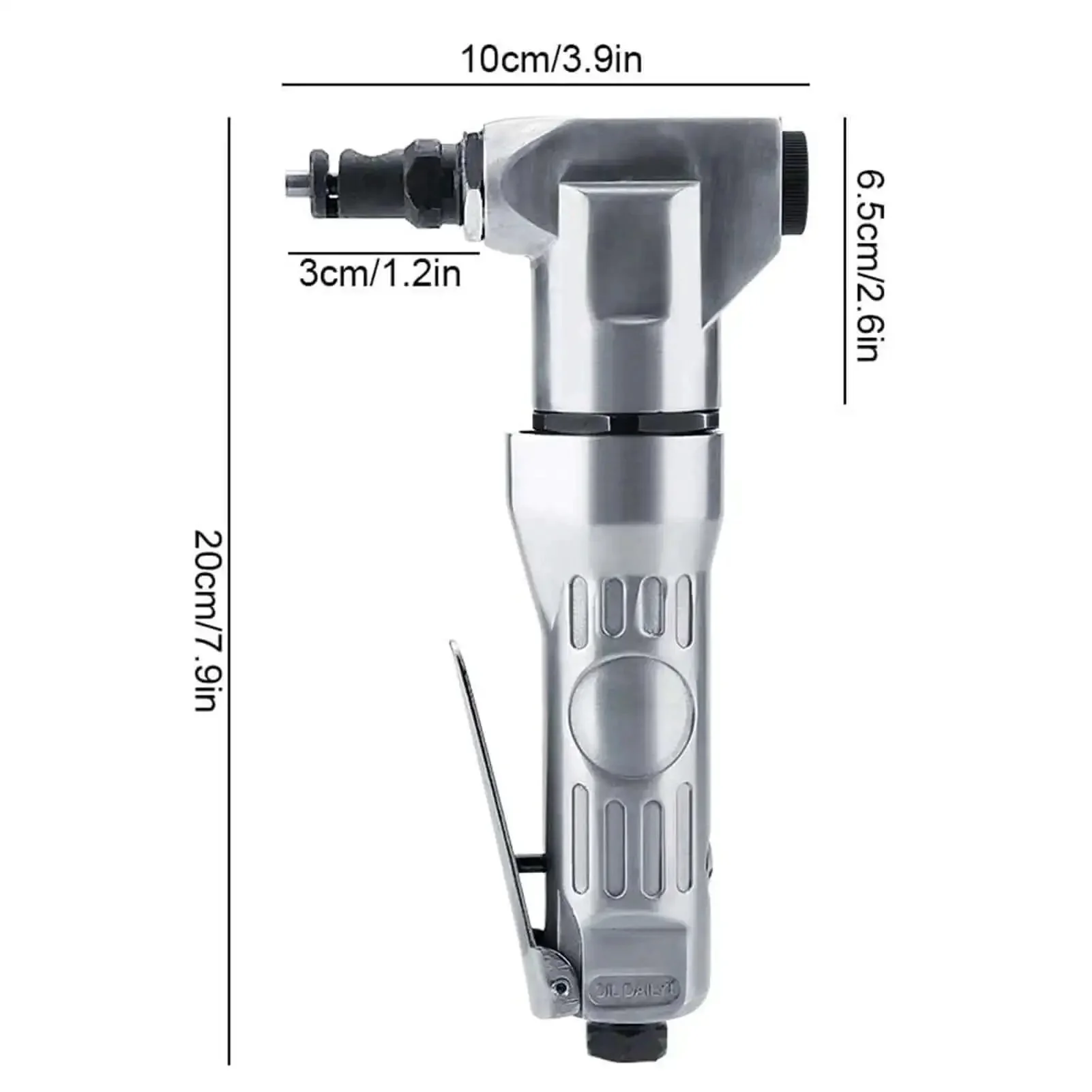 Beast Pro Grade Portable Pneumatic Metal Nibbler Cutter With High Hardness Blade Lightweight Handheld Tool Smooth Cutting At 2800 RPM For Precise Metal Shop Work - Image 5