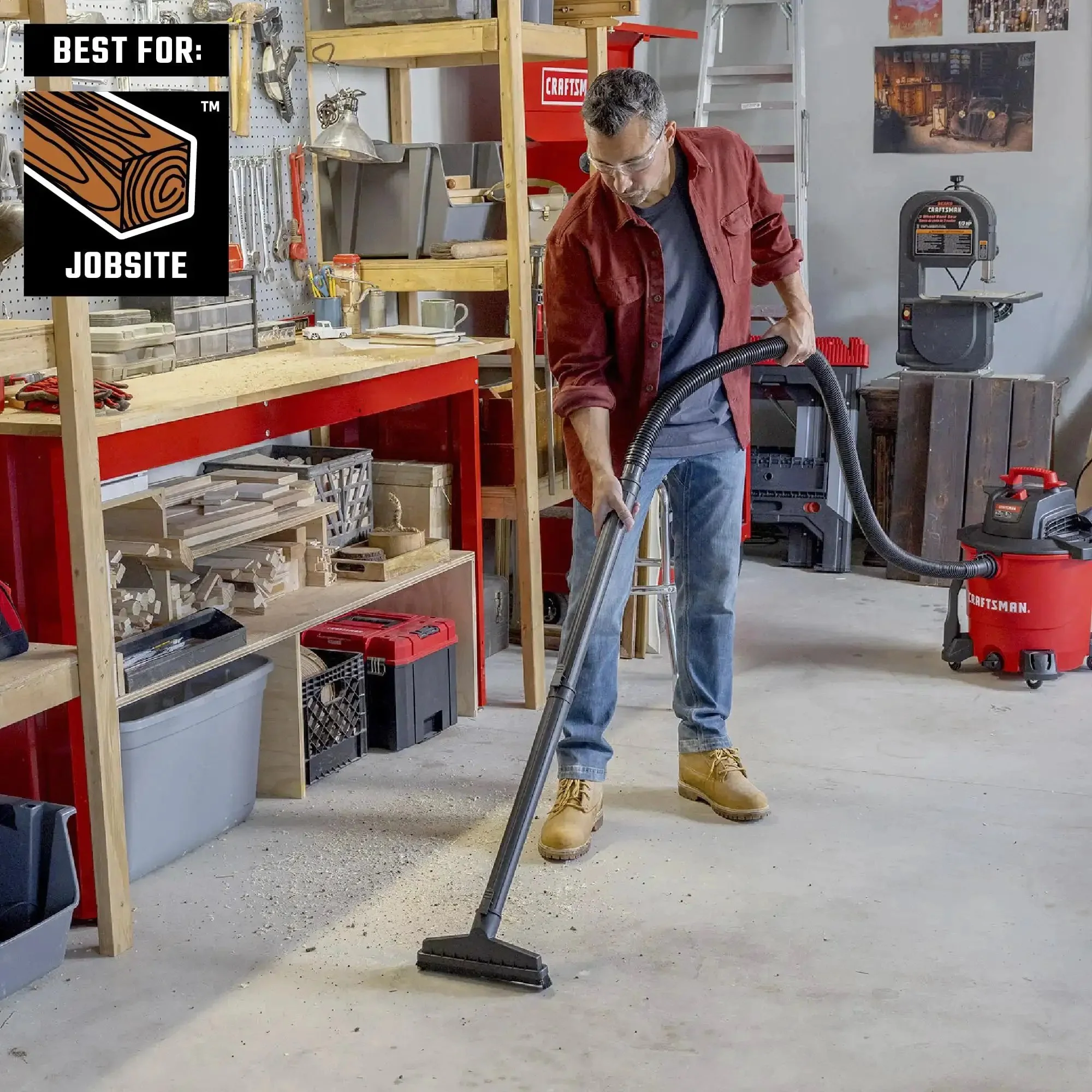 Beast Tough Heavy Duty Wet Dry Vac Attachment Kit For One Seven Eighths Inch Hoses Pro Grade Shop Vacuum Accessories For Home Cleanup Includes Floor Brush Wet Nozzle And More Fits Standard One Seven Eighths Inch Vacuum Hoses - Image 4