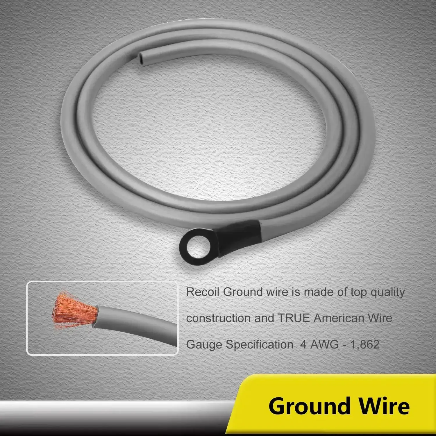 Beefed Up 4 Gauge Amplifier Wiring Kit With OFC RCA Cables, 17 Ft Oxygen Free Copper Interconnect, Frosted Blue 4 Gauge Power Wire With Ring Terminals, All In One Car Audio Upgrade - Image 5