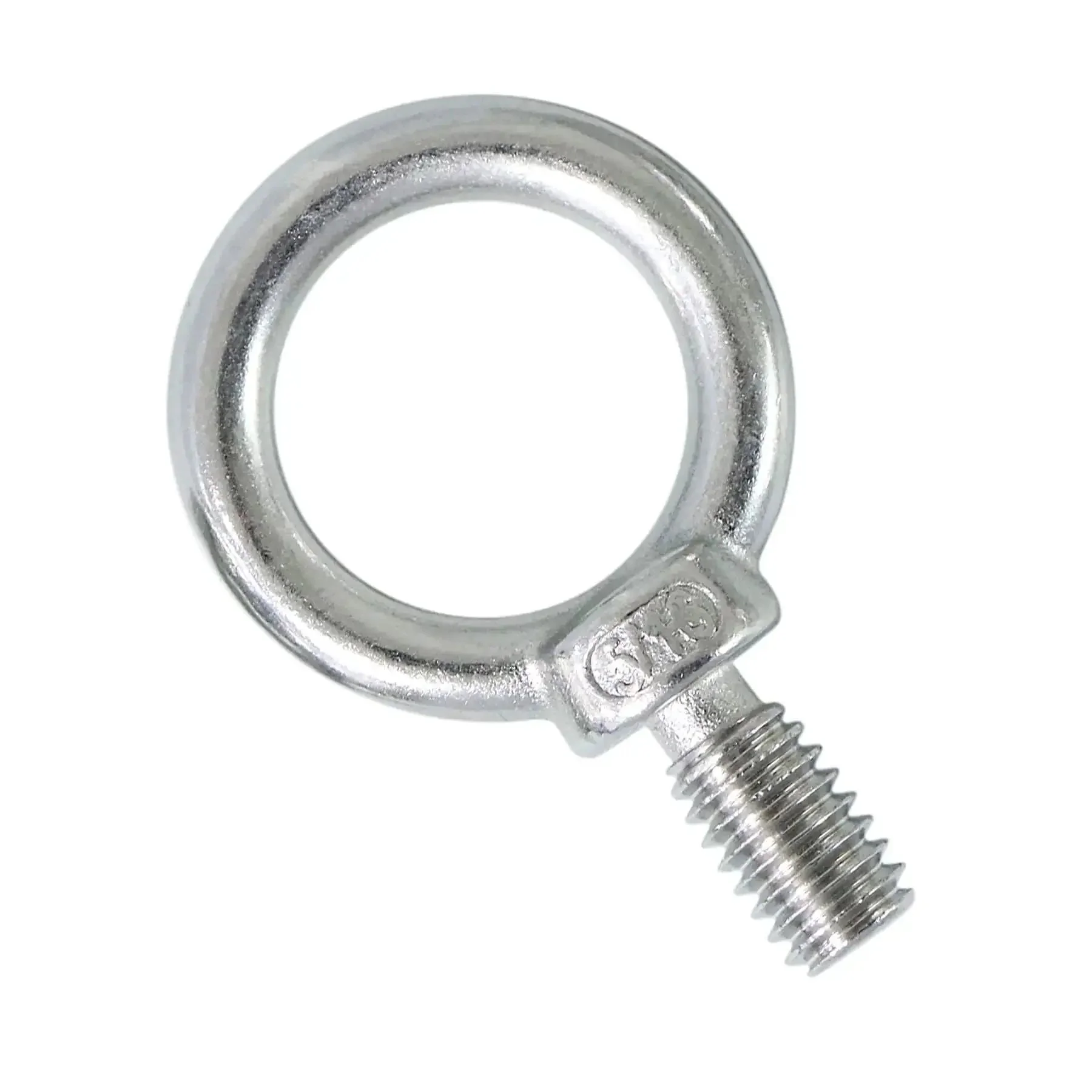 Beefed Up 5/16 Inch UNC Shoulder Eye Bolts Stainless Steel 316 Marine Grade Lifting Eye Bolts Set Of 4 With 220 Lb WLL For Cables Ropes And Lifting Projects - Image 4