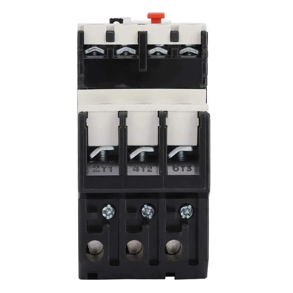 Beefed Up Adjustable Thermal Overload Relay For Electric Motors 2.5 To 4 Amp Range Plug And Play Temperature Compensated Heavy Duty With Large Binding Posts Independent Terminals Screw Mount For Quick Solid Installation And Reliable Motor Protection