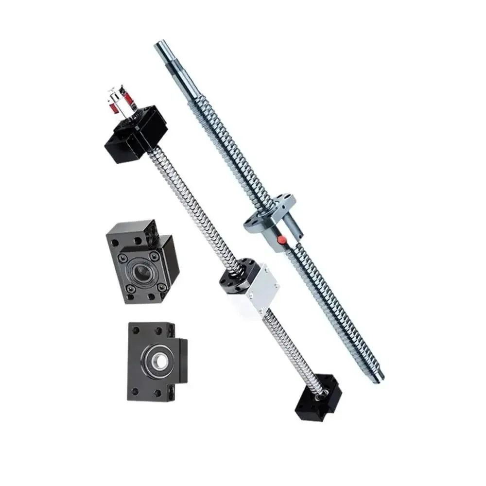 Beefed Up Anti Backlash Ball Screw Set For Machinery With Coupling, 500mm Long, Lightweight High Hardness Precision Drive Built For SFU1204 1605 1610 2005 Series, Reduces Vibration And Delivers Smooth, Reliable Motion - Image 4