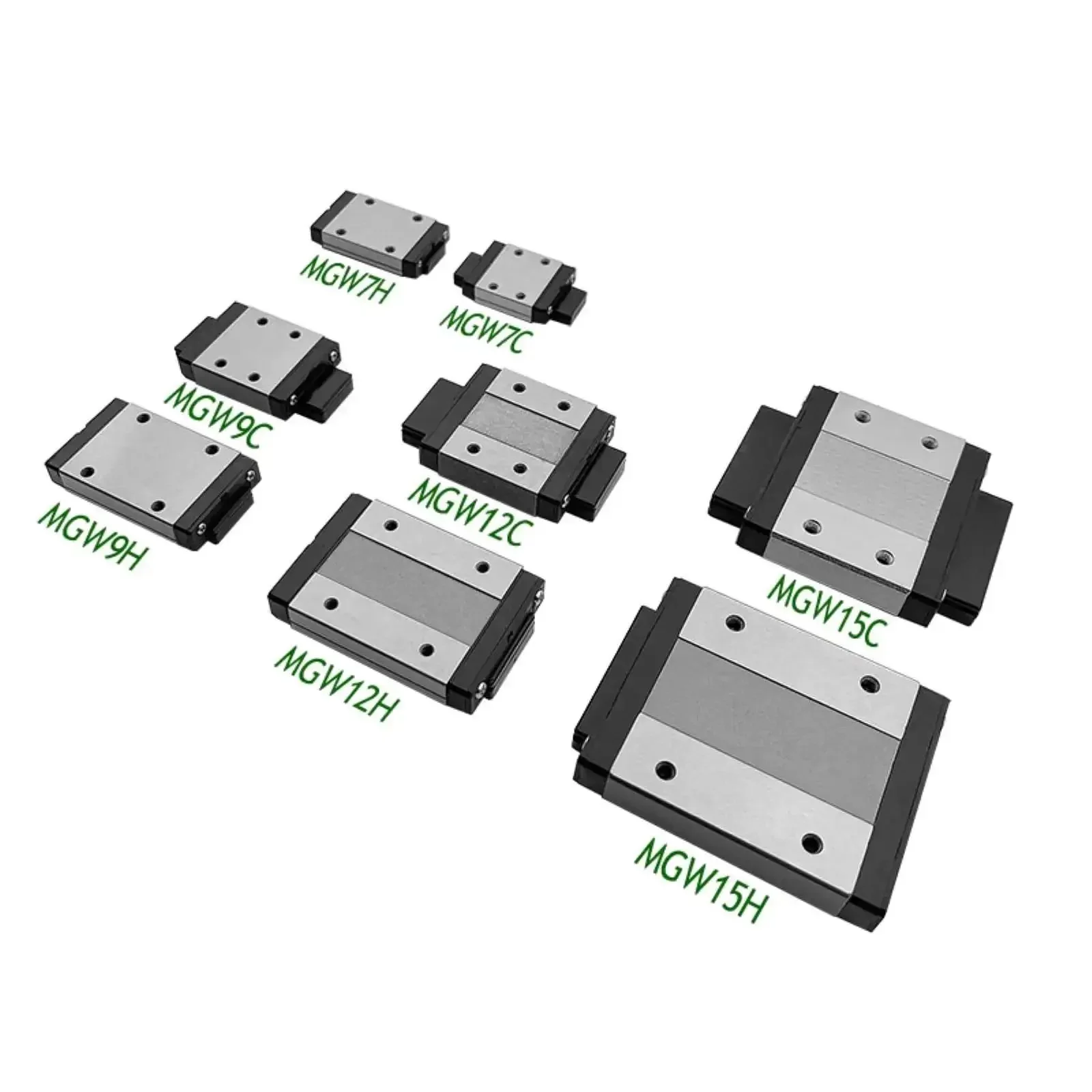 Beefed Up Compact Miniature Linear Guide Rail With Slider Block For Precision CNC Machines And Robotic Arms Low Friction Ball Or Roller Bearing System That Cuts Wear And Tear For Heavy Radial And Axial Loads 250mm Length - Image 4