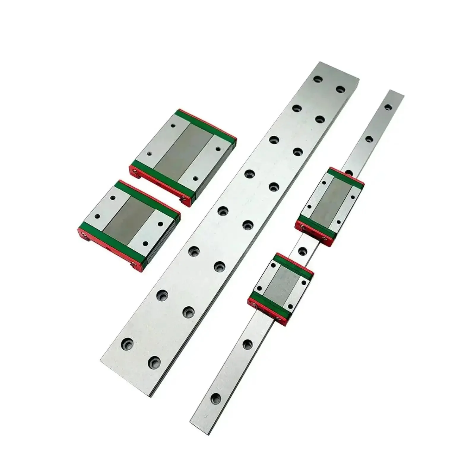Beefed Up Compact Miniature Linear Guide Rail With Slider Block For Precision CNC Machines And Robotic Arms Low Friction Ball Or Roller Bearing System That Cuts Wear And Tear For Heavy Radial And Axial Loads 250mm Length - Image 6