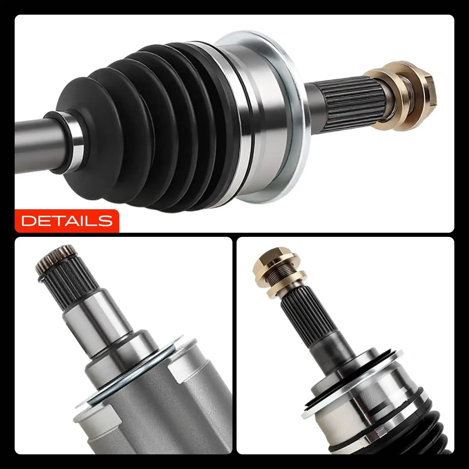 Beefed Up CV Axle Shaft Assembly For Toyota 4Runner 1996 2002 And Tacoma 1995 2004 4WD Front Left Or Right Replacement, Fits 4343004020 4343035030, Heavy Duty Front Axle Shaft Kit For All Terrain - Image 3
