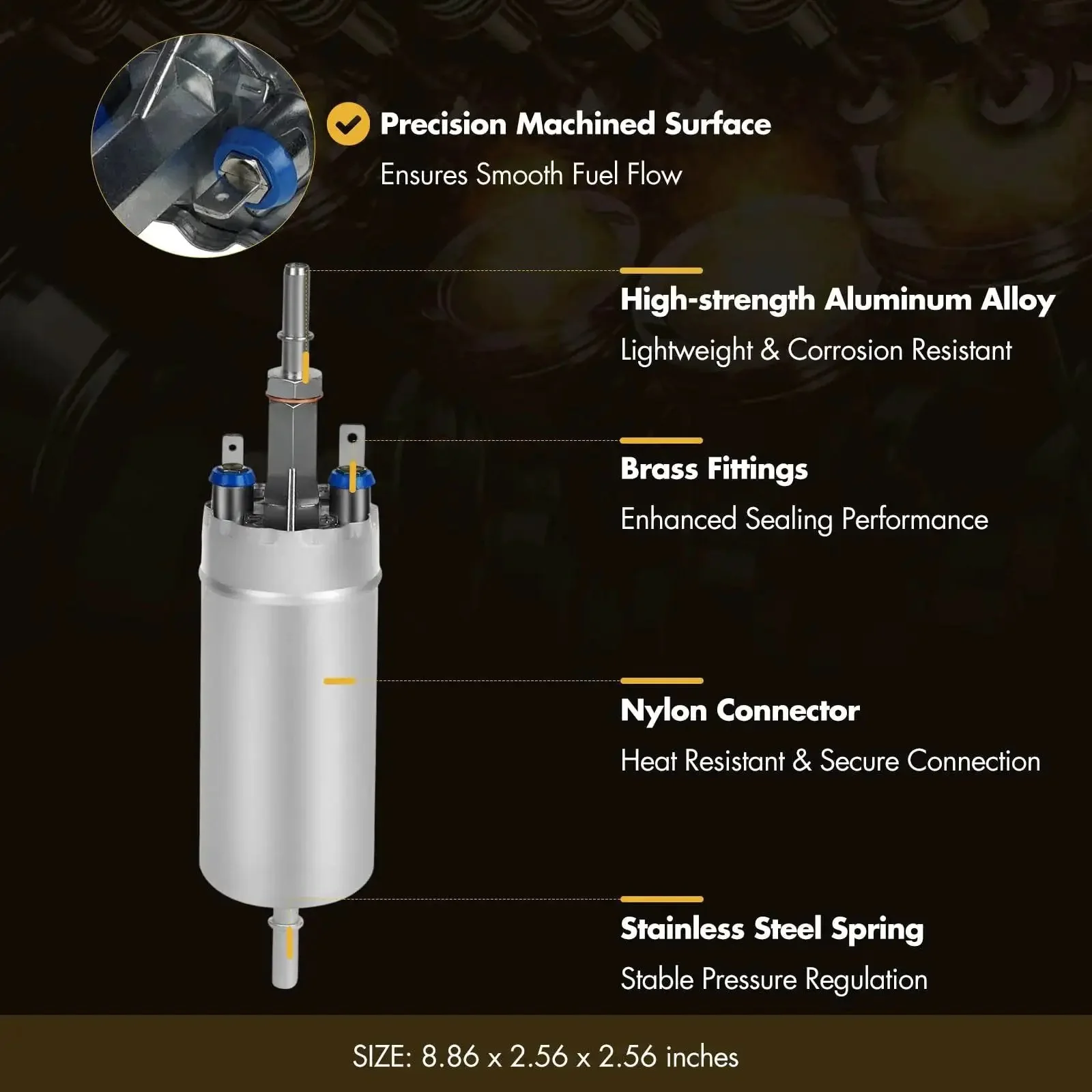Beefed Up Electric Fuel Pump Replacement For BMW 528i 2.0L 2012 2013 2014 2015 2016, BMW 535i 3.0L 2011 2012 2013 2014 2015 2016, And BMW 535i GT 3.0L 2011 2017 FG1550 E2000 - Image 5