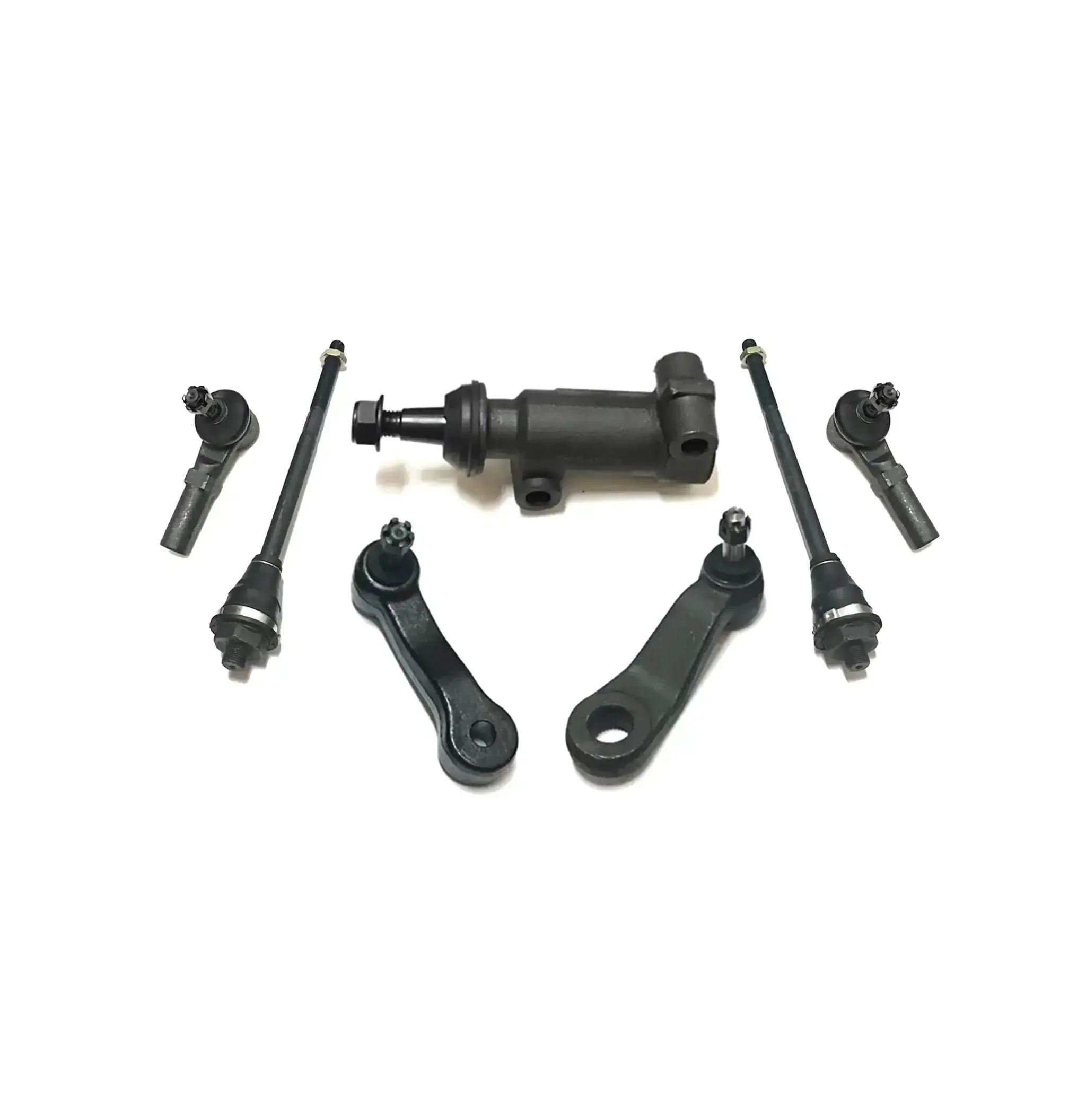 Beefed Up Front And Rear Suspension Kit With Sway Bar End Links Upper Control Arm Lower Ball Joints Outer And Inner Tie Rod Ends Idler And Pitman Arm With 4 Groove Spline For Chevy Suburban 2500 2001 2010 And Hummer H2 2003 2007 - Image 7