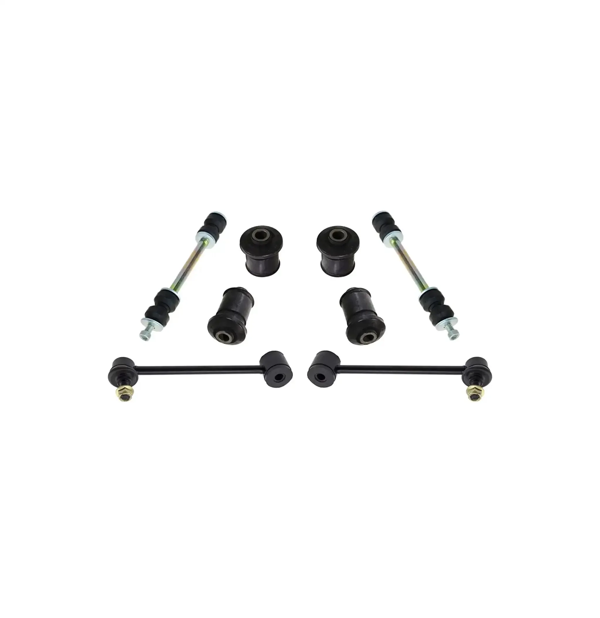 Beefed-Up Front And Rear Suspension Kit With Upper Control Arms Lower Ball Joints Sway Bar End Links Tie Rod Ends And Pitman Idler Arms With 3 And 4 Groove Spline For Chevy Suburban 2500 2001-2010 And Hummer H2 2003-2007 Direct Fit - Image 6