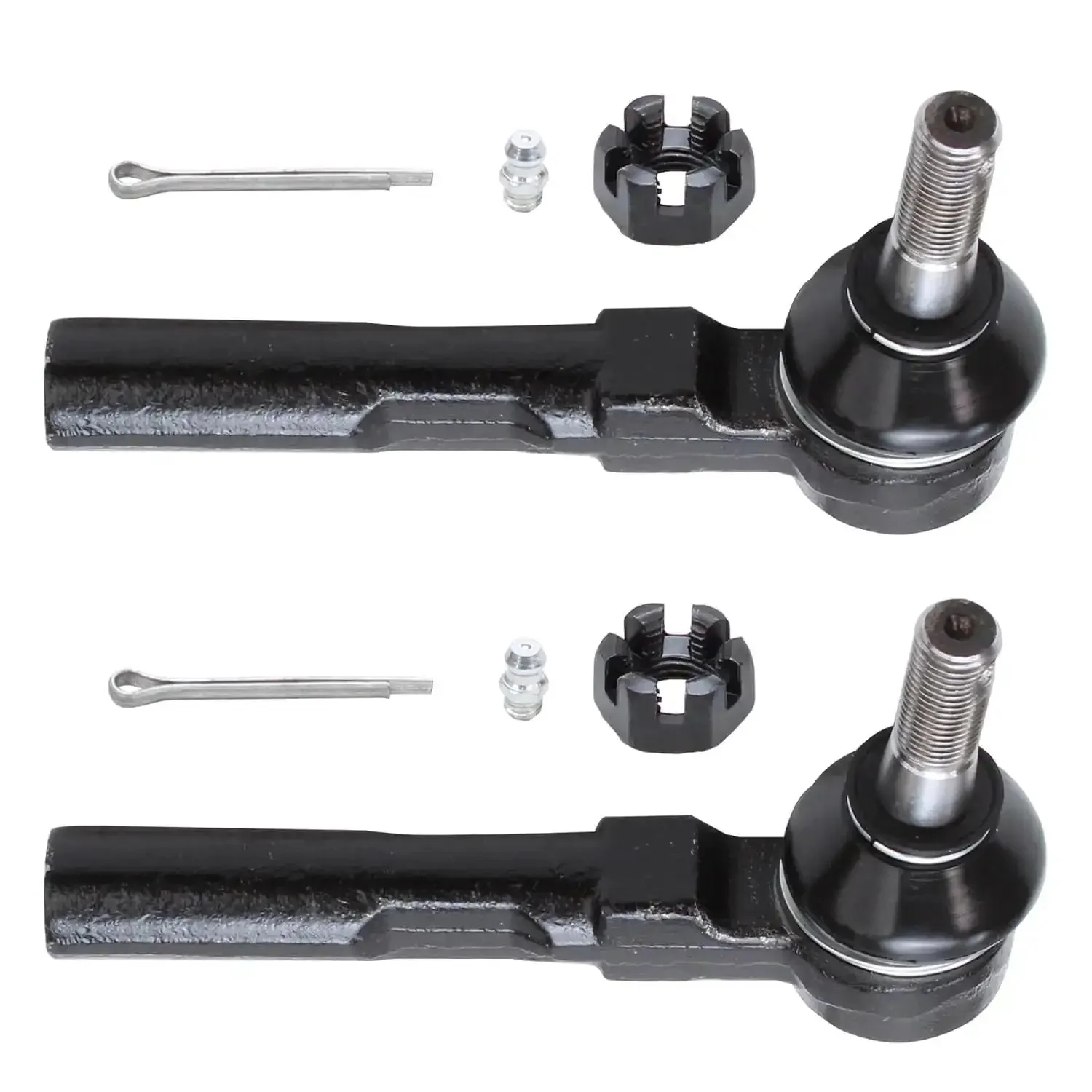 Beefed Up Front End Control Arms Kit 13Pc For Chevy Express 2500 And GMC Savana 2003 To 2005 7300 GVW Replacement With Lower Control Arms Tie Rod Ends Pitman Idler Arm Bracket Sway Bars And Upper Ball Joints - Image 5