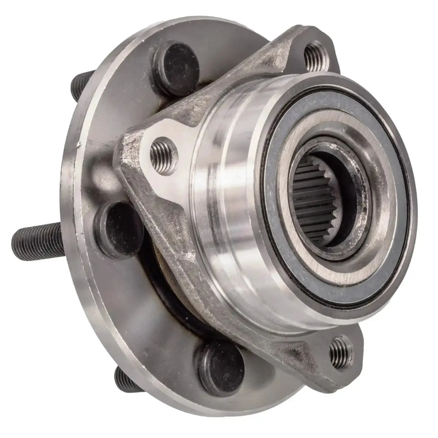 Beefed-Up Front Hub Bearing Assembly For 1995-2007 Ford Taurus Mercury Sable 3-Lug Without ABS 513100 Bolt-On Direct Fit 26-Spline Ball Driver Or Passenger Side
