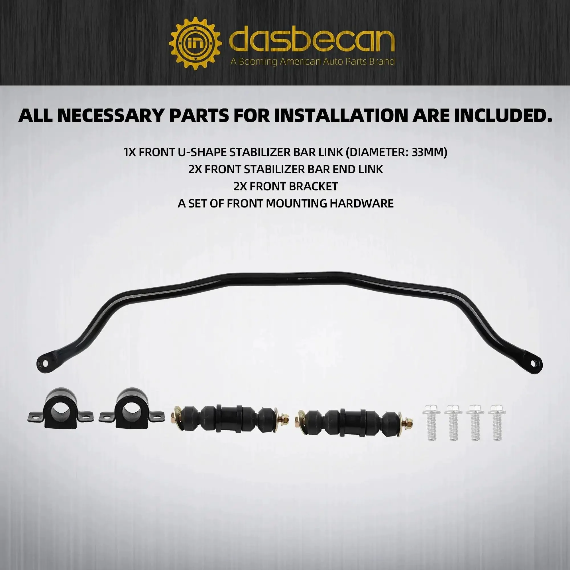 Beefed Up Front Suspension Stabilizer Bar Link Kit 33 mm For Chevrolet Impala Monte Carlo Venture Pontiac Aztek Montana Grand Trans Sport Buick Regal Century 1997 2016 Replace 10257316 - Image 3