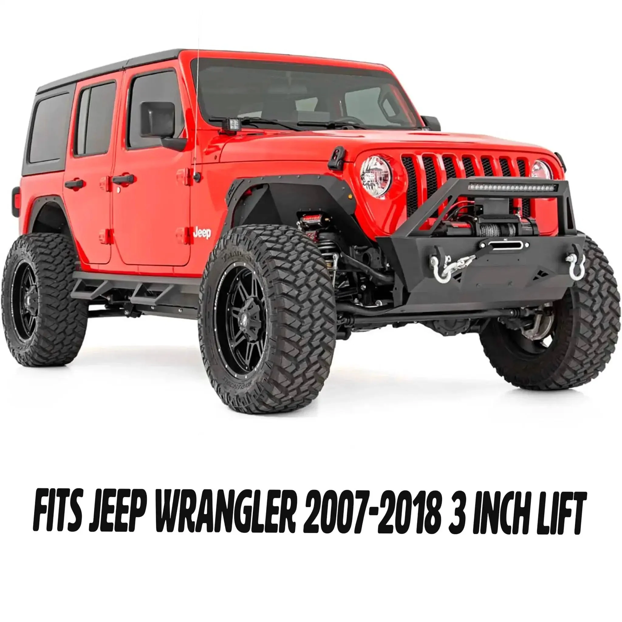 Beefed-Up Front Sway Bar Stabilizer Kit For Wrangler 2007-2018 1-3 Inch Lift Extended Link With Boots And Bushings Made In USA Heavy Duty Off Road Suspension Upgrade For Tight Handling - Image 9