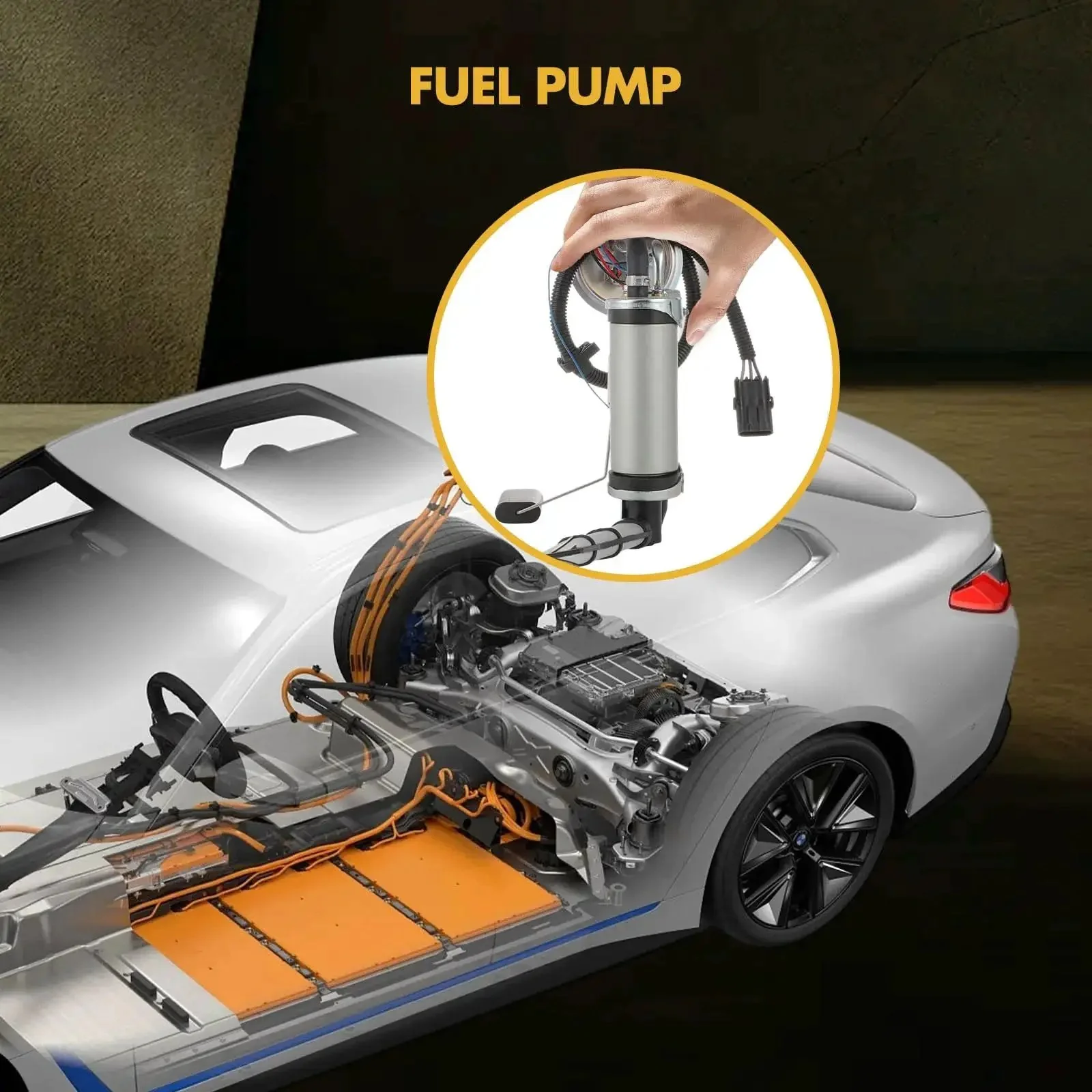 Beefed Up Fuel Pump Module Assembly For Jeep Cherokee 1991 1992 1993 2.5L L4 And 4.0L L6 Gas SUV Replacement Low Noise Reliable Fuel Delivery OE Style Fit Does Not Include Pressure Regulator - Image 2