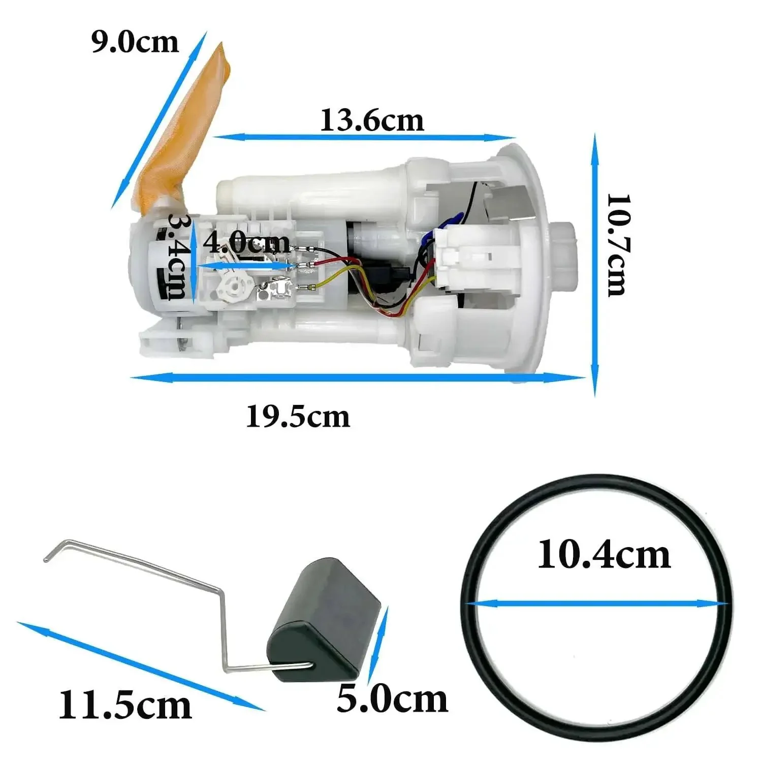 Beefed Up Fuel Pump Module Assembly For Toyota Camry 2002 2006 2.4L 3.0L 3.3L Replacement With 77020-33210 77020-33100 77020-33110 SP9158M High Performance Fuel Delivery For Smooth Startup And Maximum Engine Power - Image 3