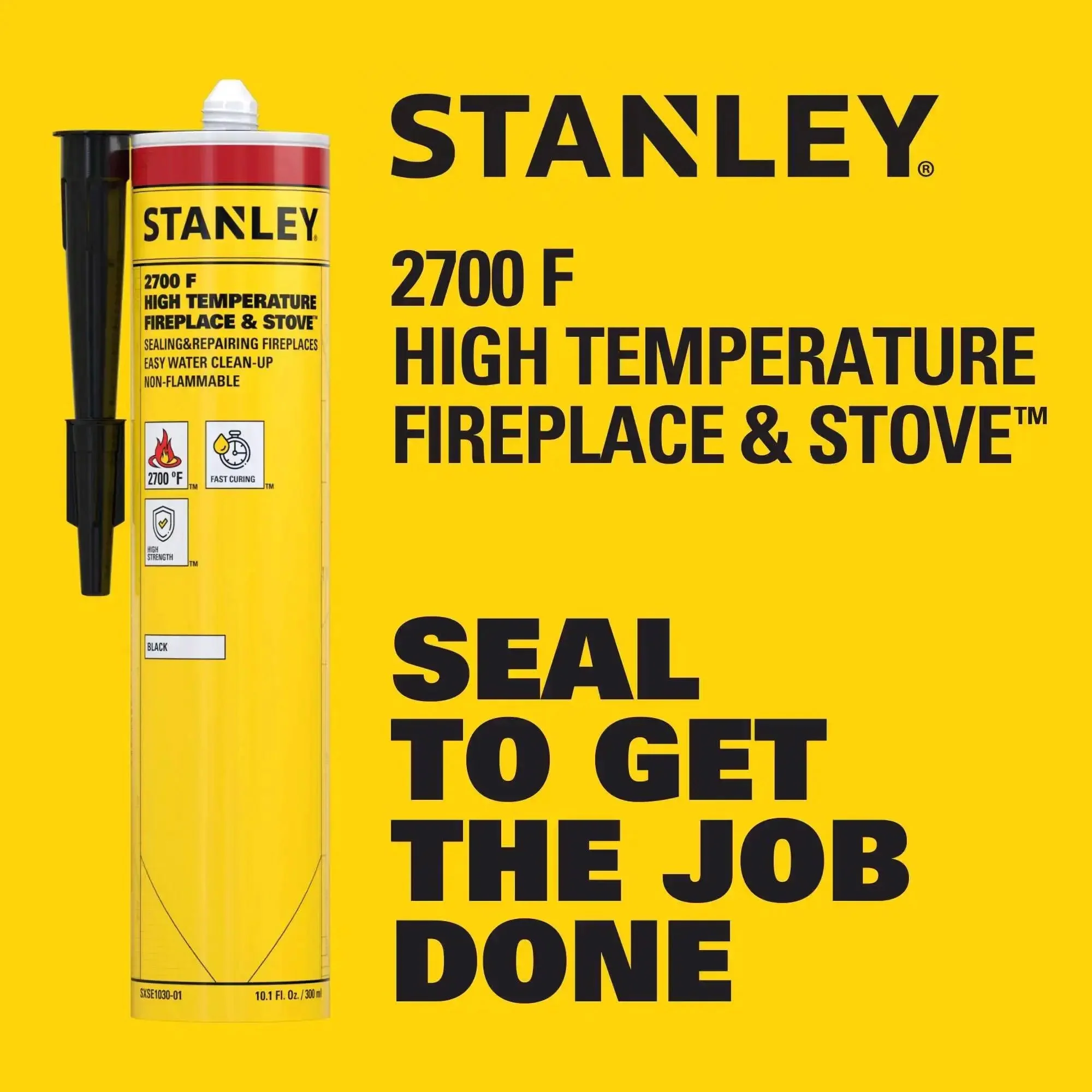Beefed Up Heat Tolerance Silicone Sealant For Fireplaces Ovens Grills And Wood Stoves Fireproof Non Flammable Caulk Paintable Fast Drying 2 Pack 10.1 Oz Cartridges Up To 2700F - Image 8
